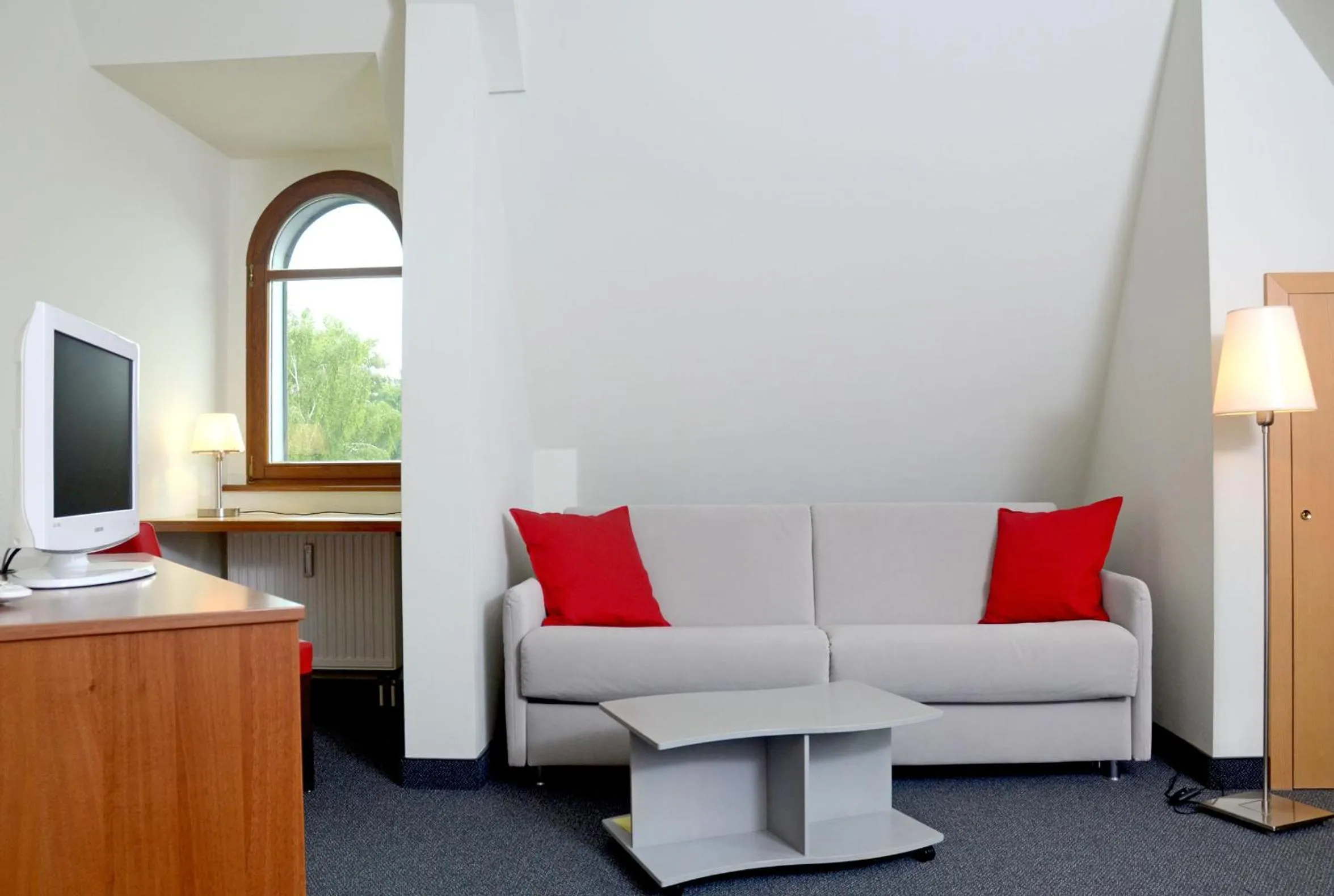 Decorative detail in Hotel & Apartments Fürstenhof am Bauhaus