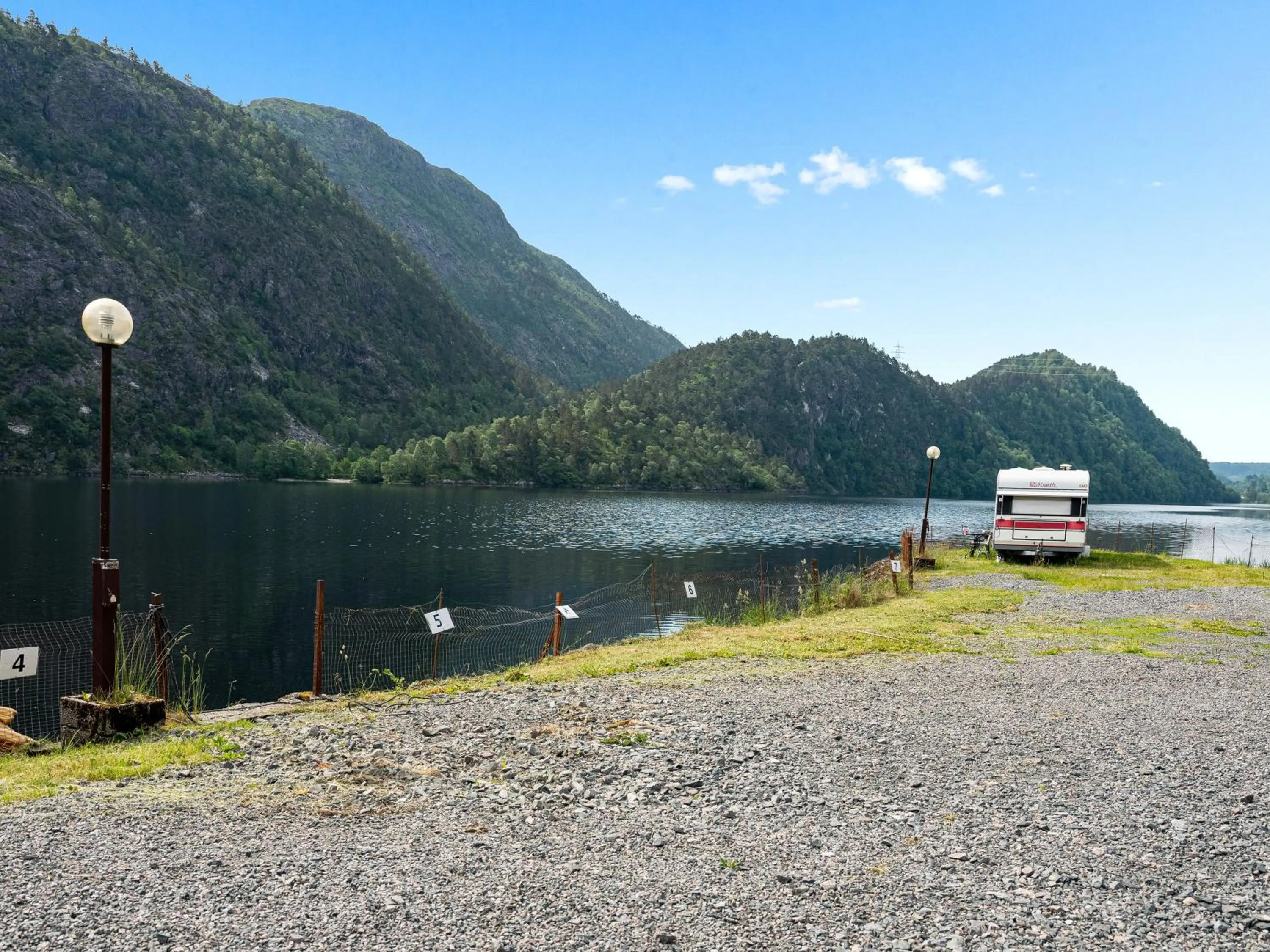 Patio in Grimen Camping
