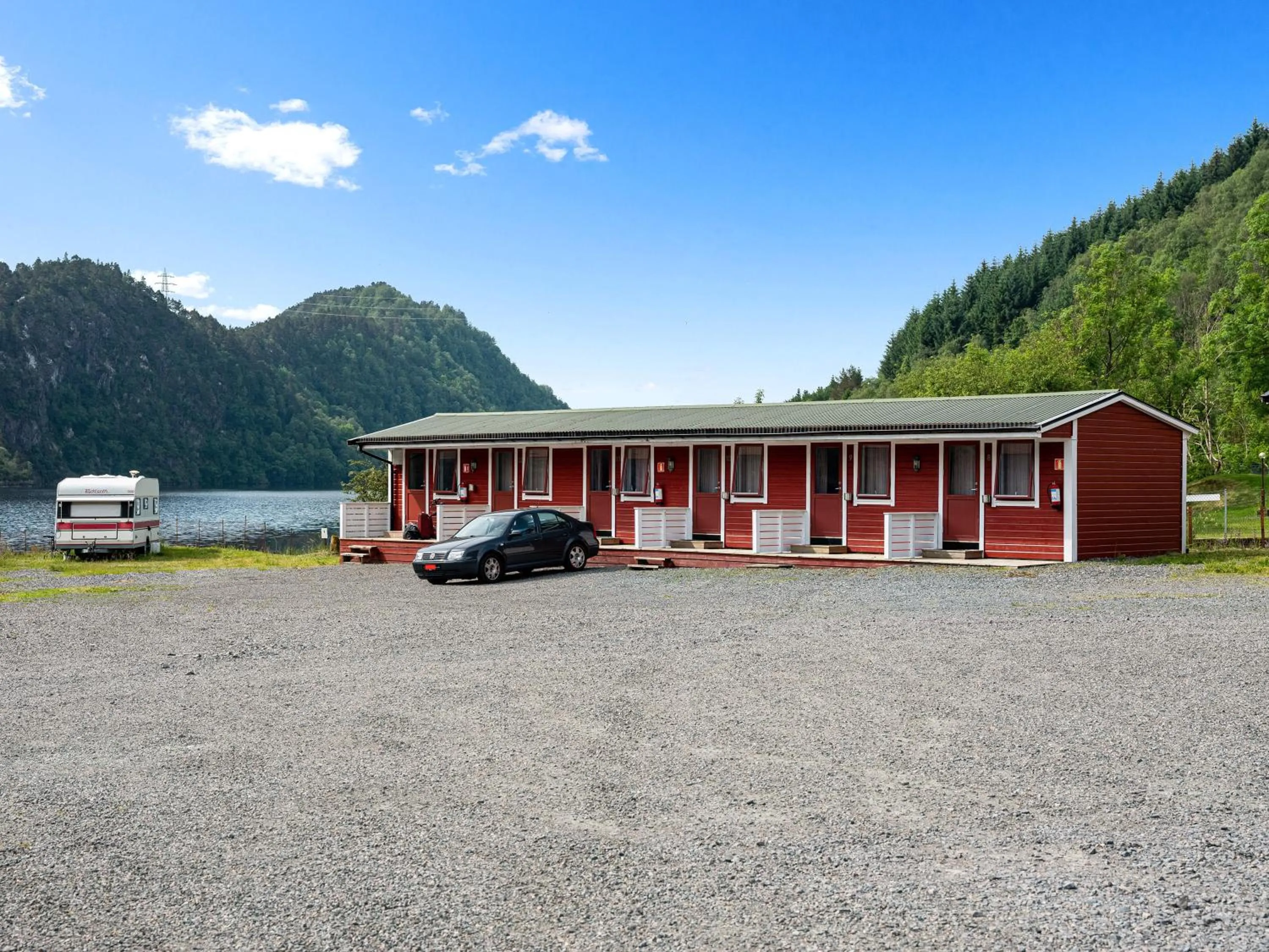 Patio in Grimen Camping