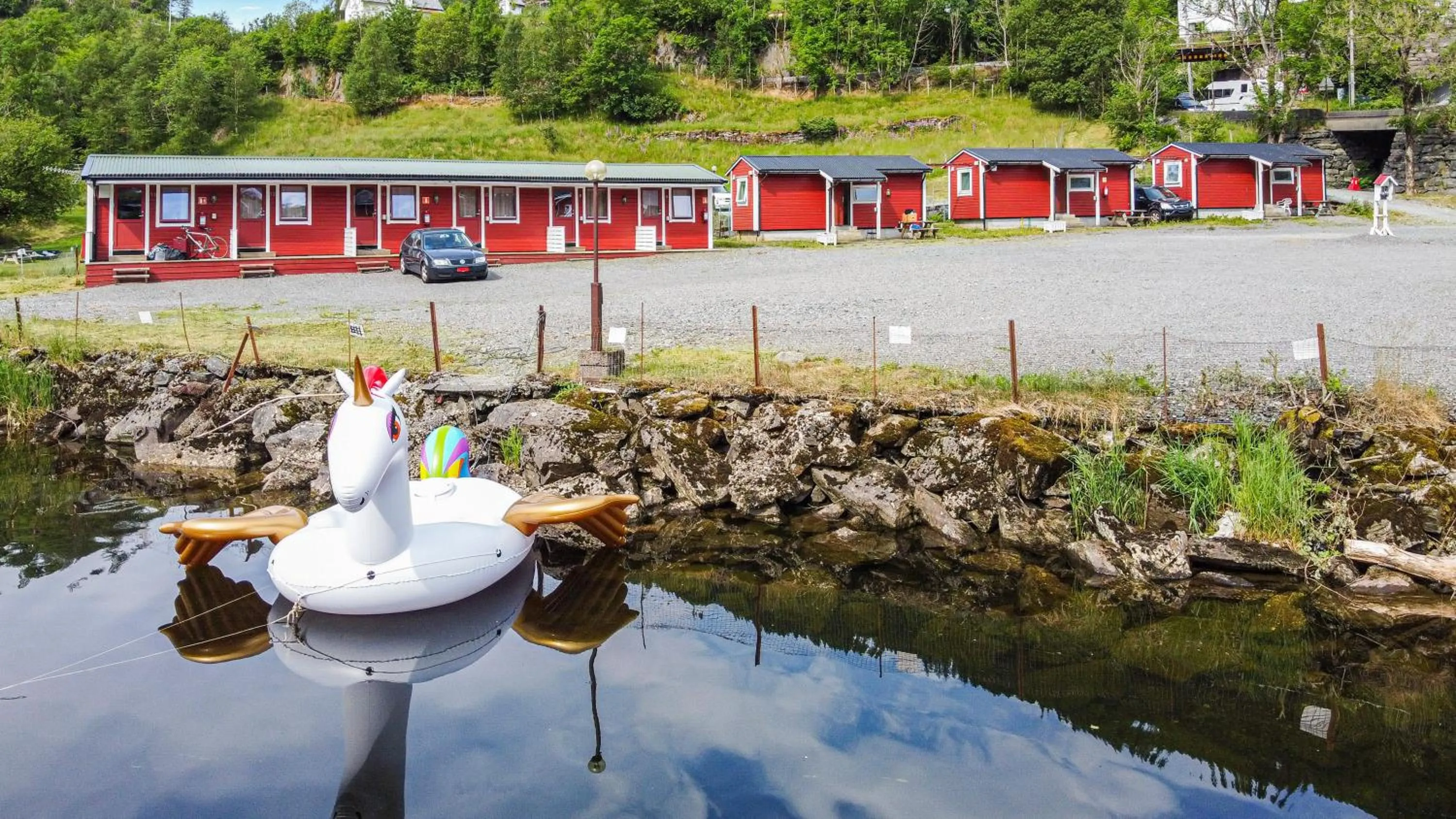 Patio in Grimen Camping