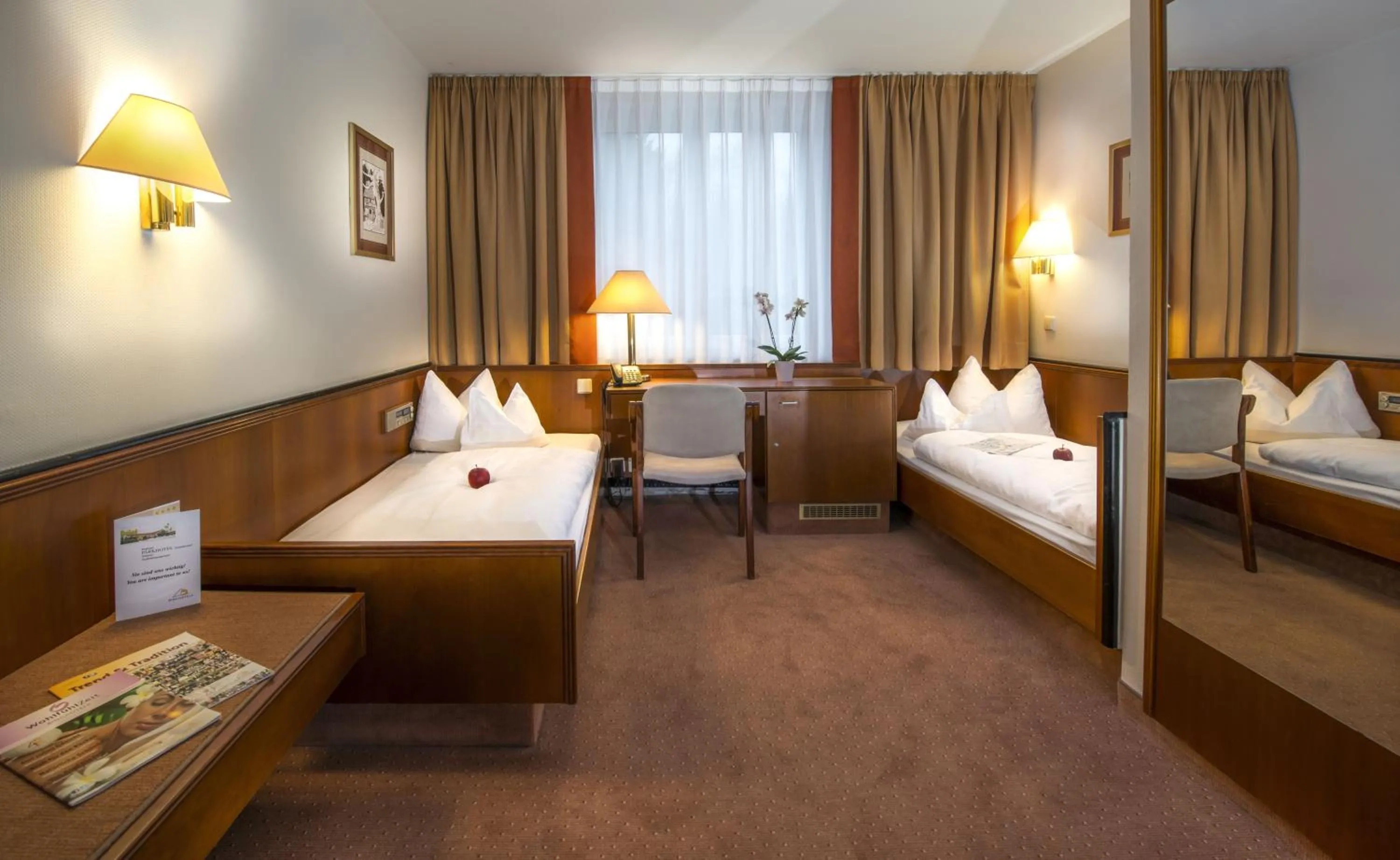 Photo of the whole room, Bed in Parkhotel Stadtallendorf