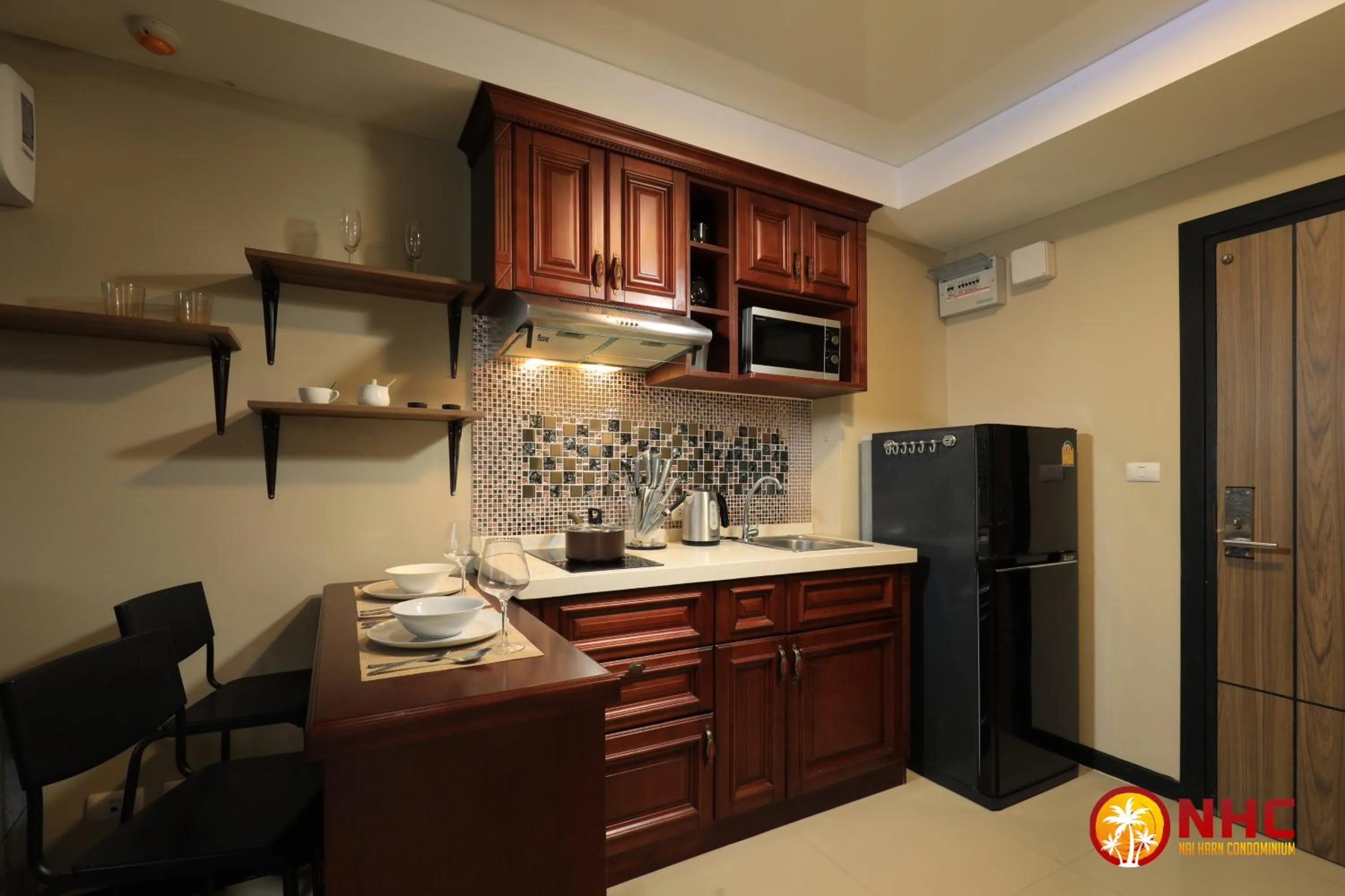 Kitchen or kitchenette in Nai Harn Condominium