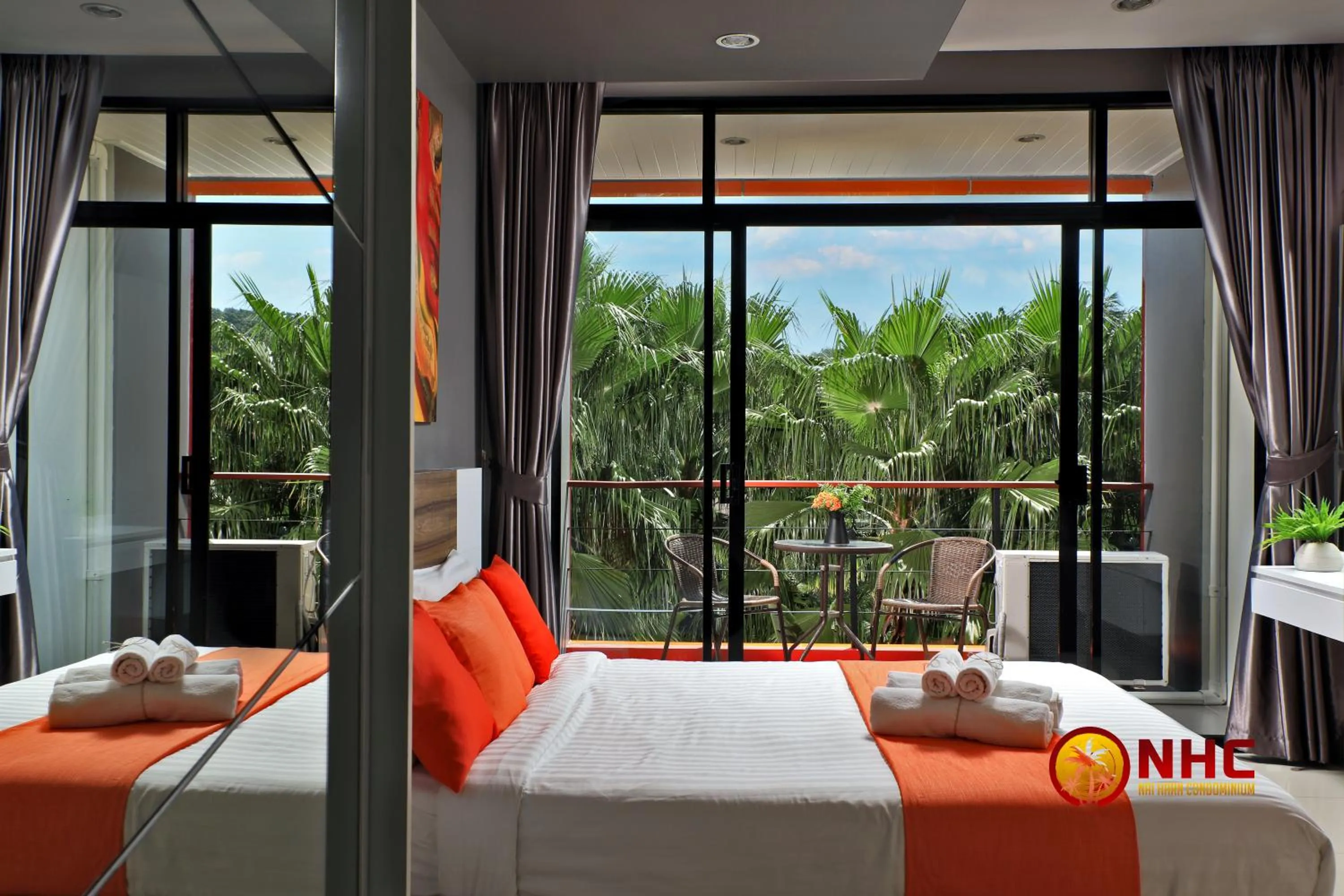Bed in Nai Harn Condominium