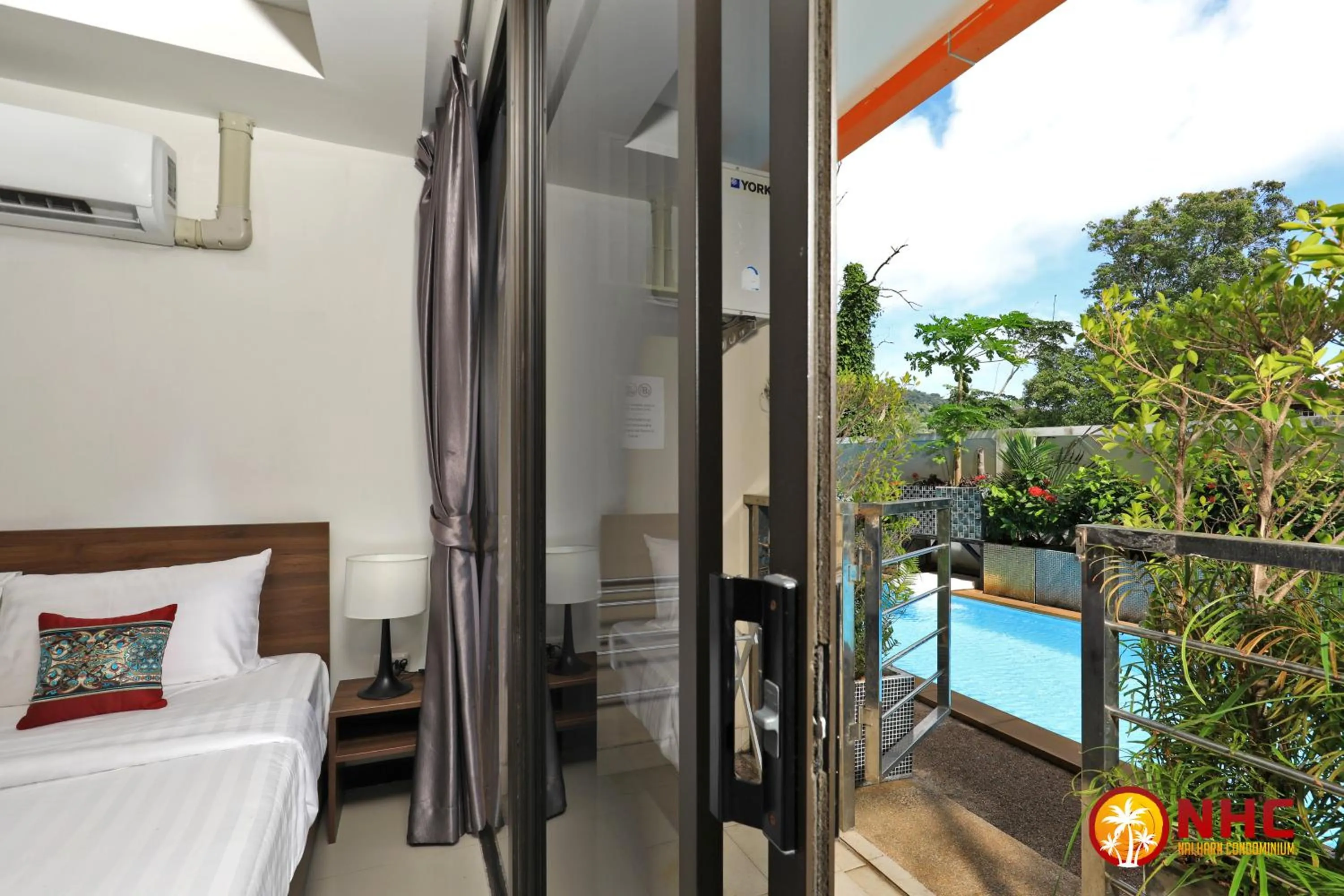 Bed in Nai Harn Condominium