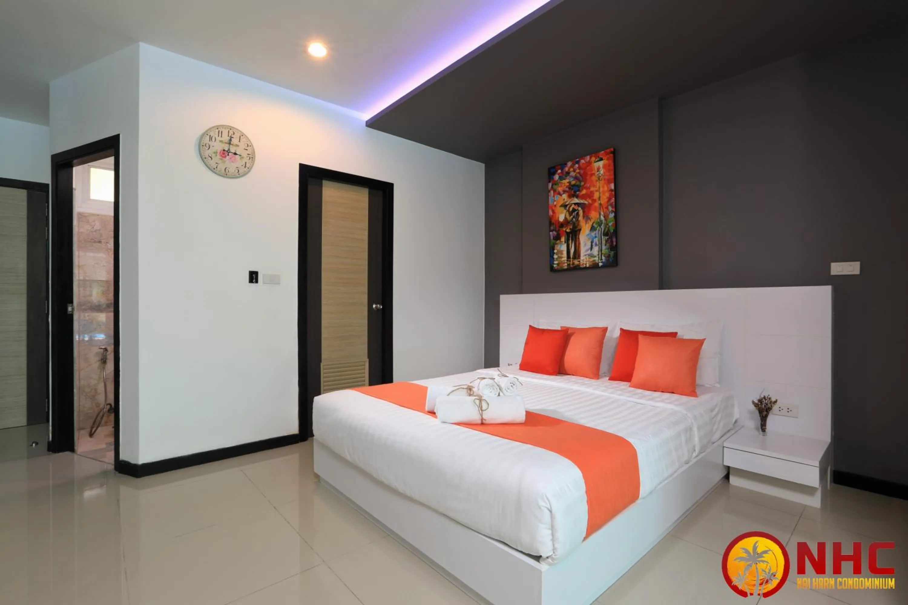 Bed in Nai Harn Condominium