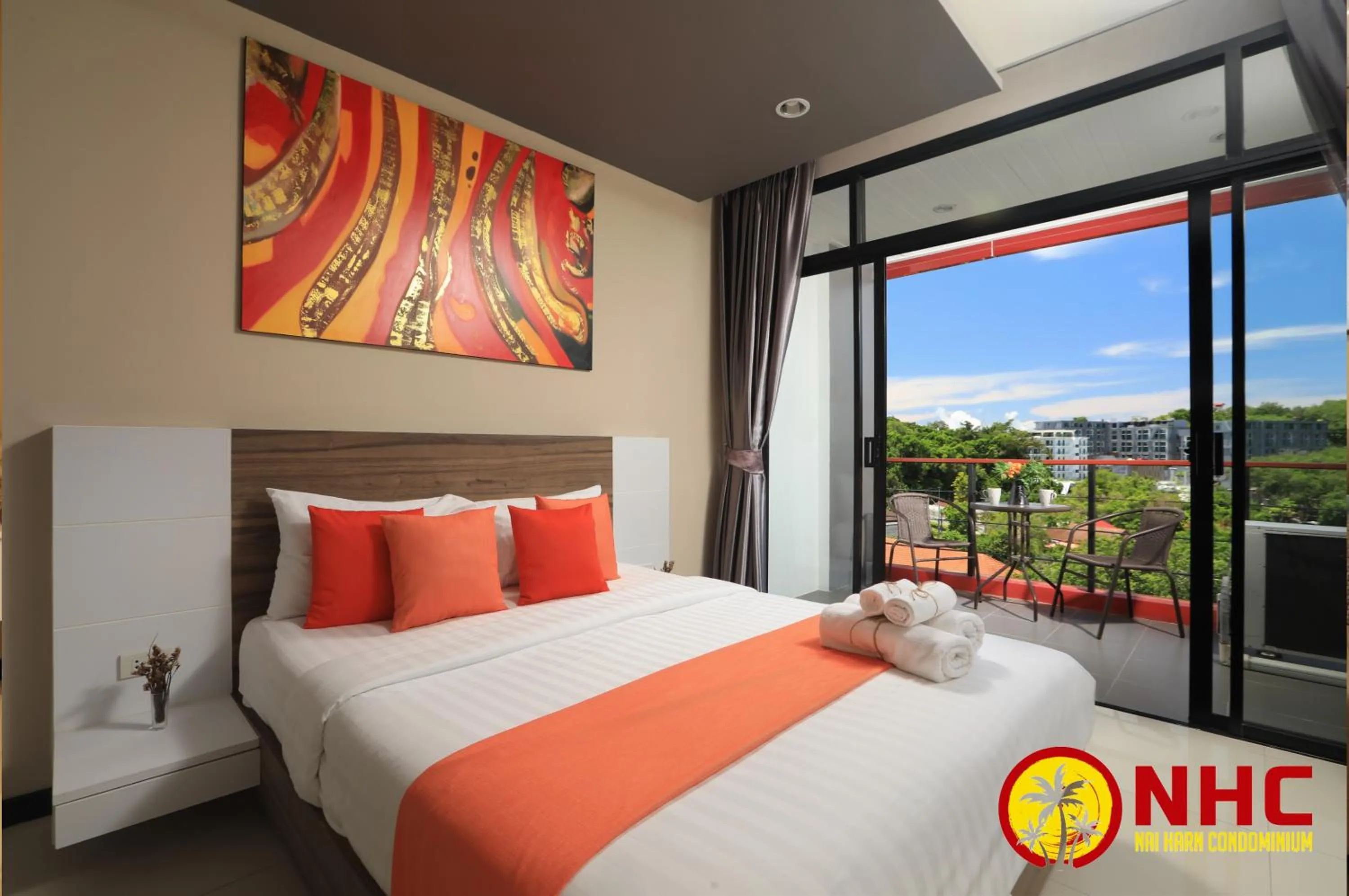 Bed in Nai Harn Condominium