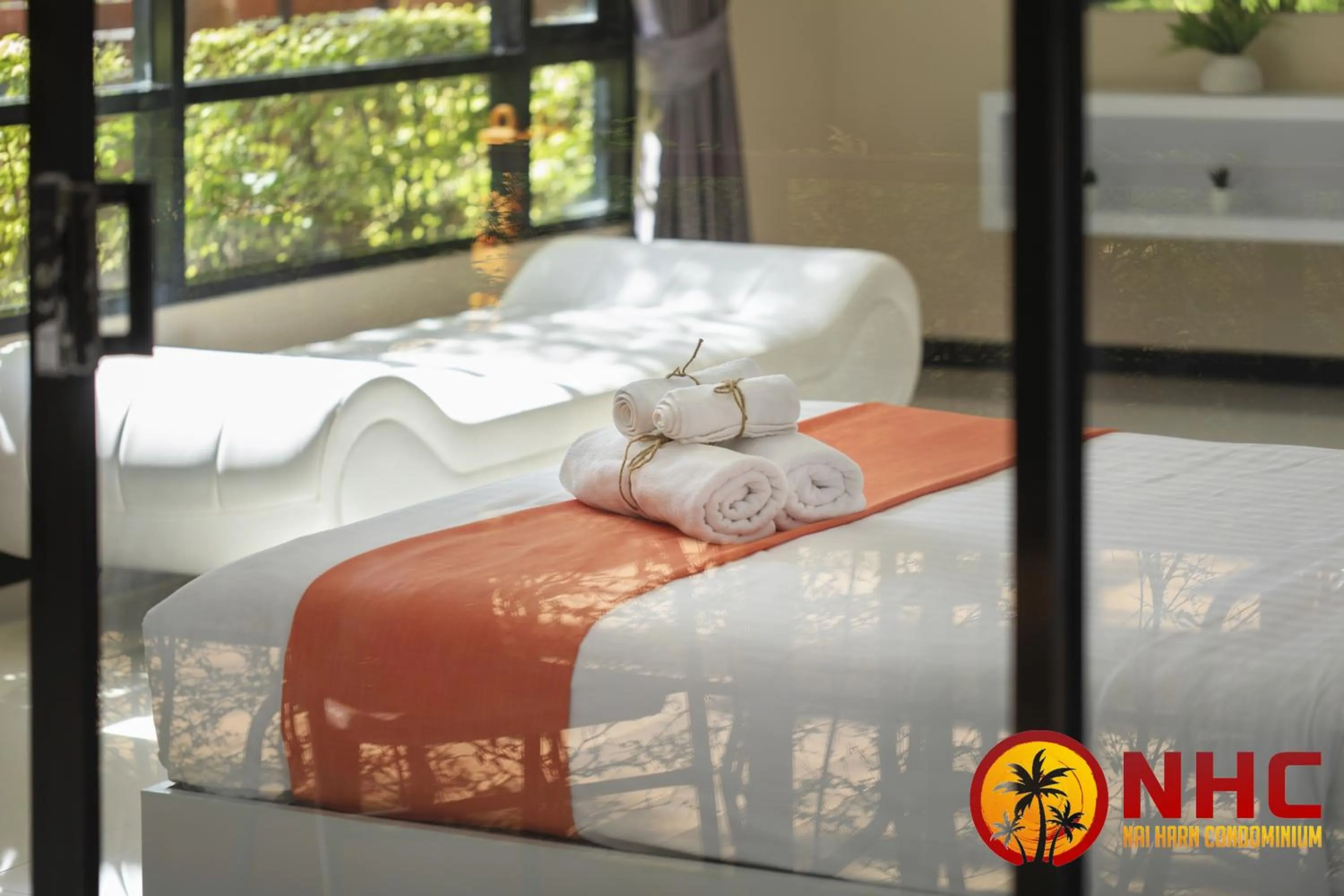 Bed in Nai Harn Condominium