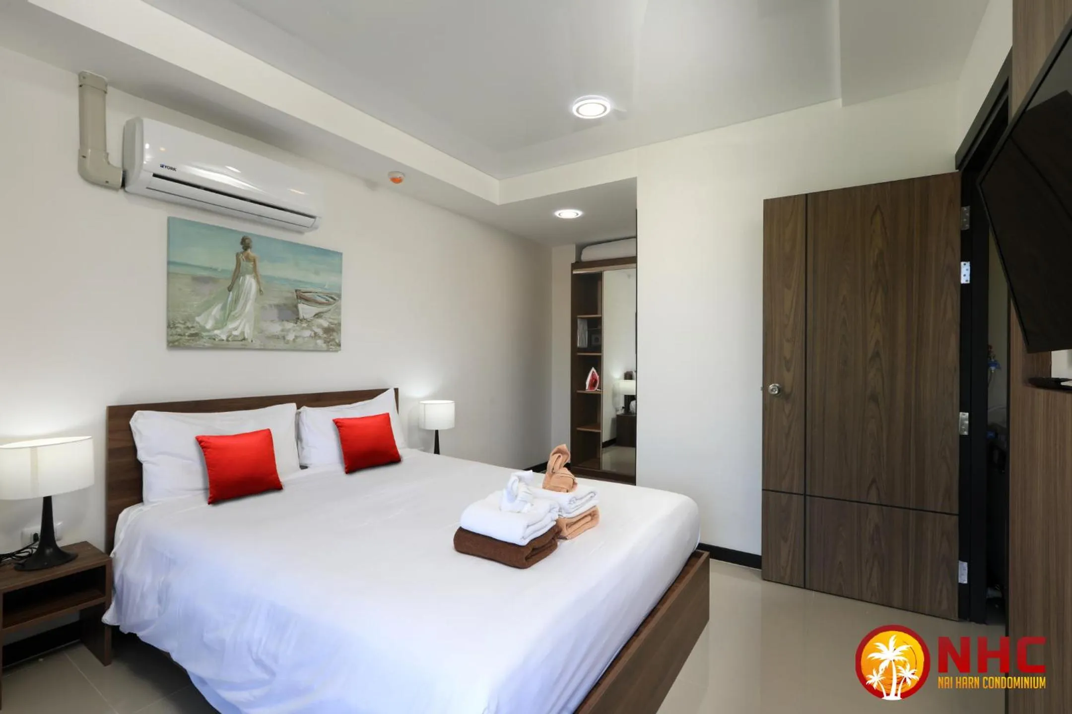 Bed in Nai Harn Condominium
