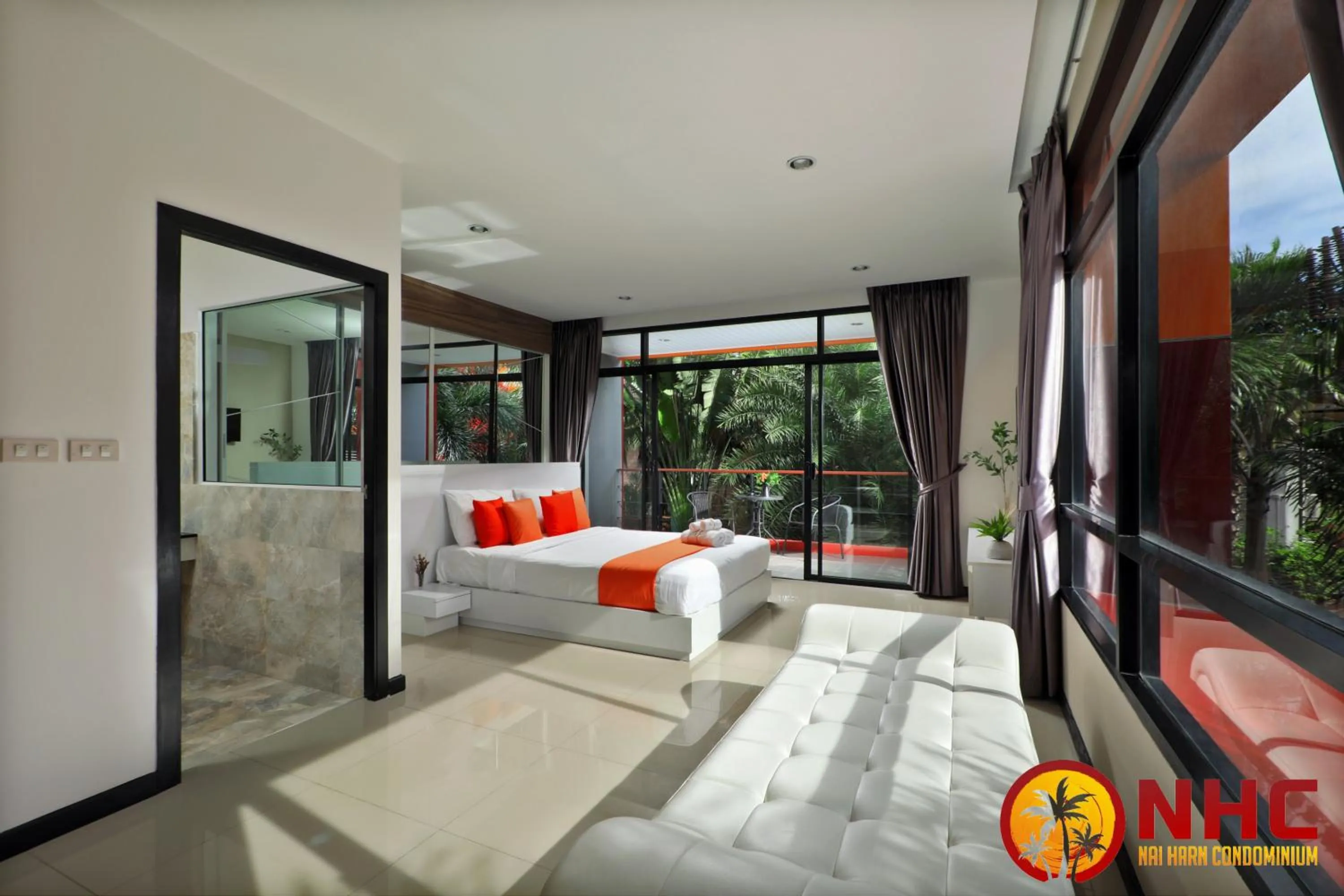 Bed in Nai Harn Condominium