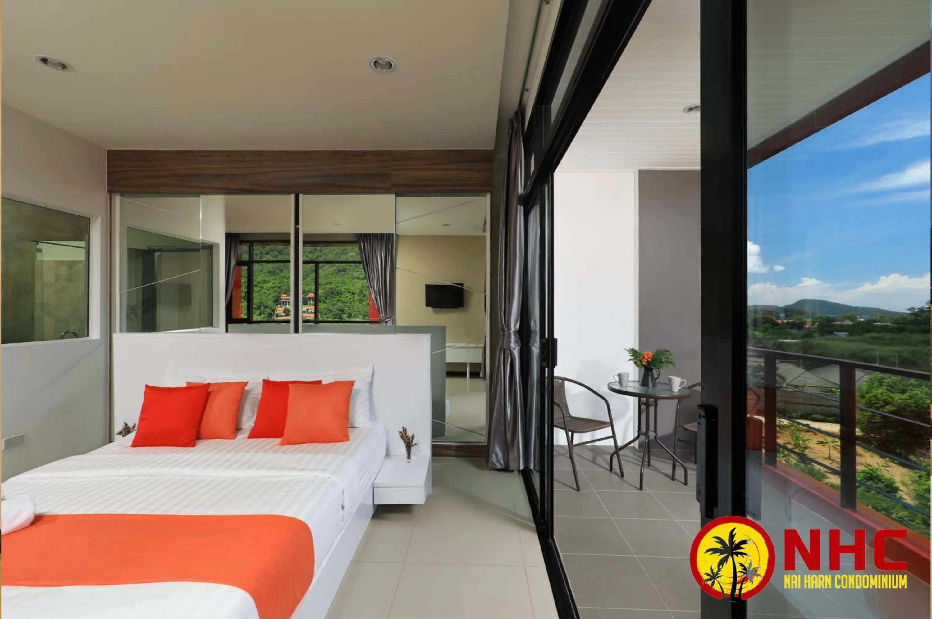 Bed in Nai Harn Condominium