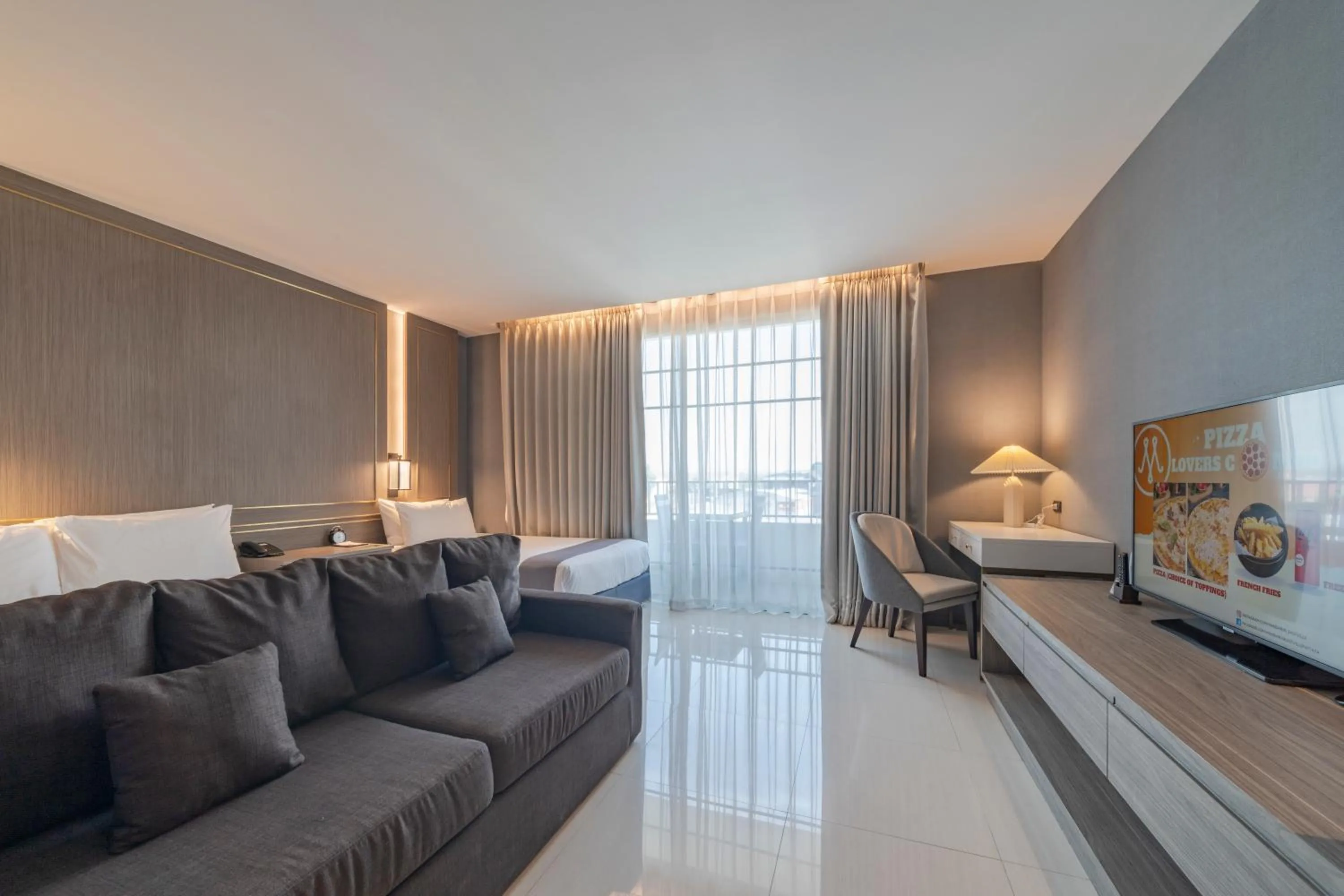 Bedroom in Mandarin Eastville, Pattaya - SHA Extra Plus