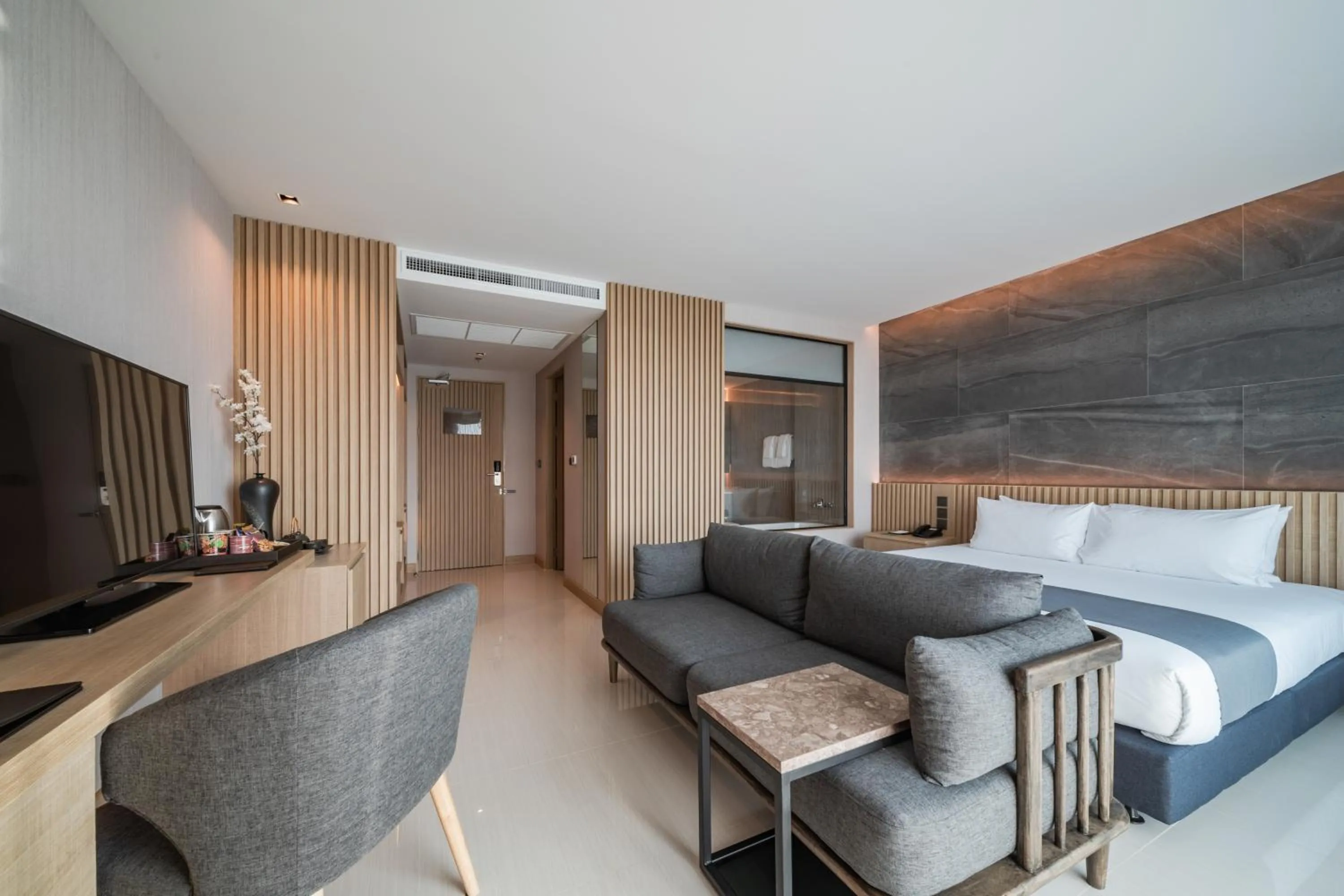 Bedroom in Mandarin Eastville, Pattaya - SHA Extra Plus