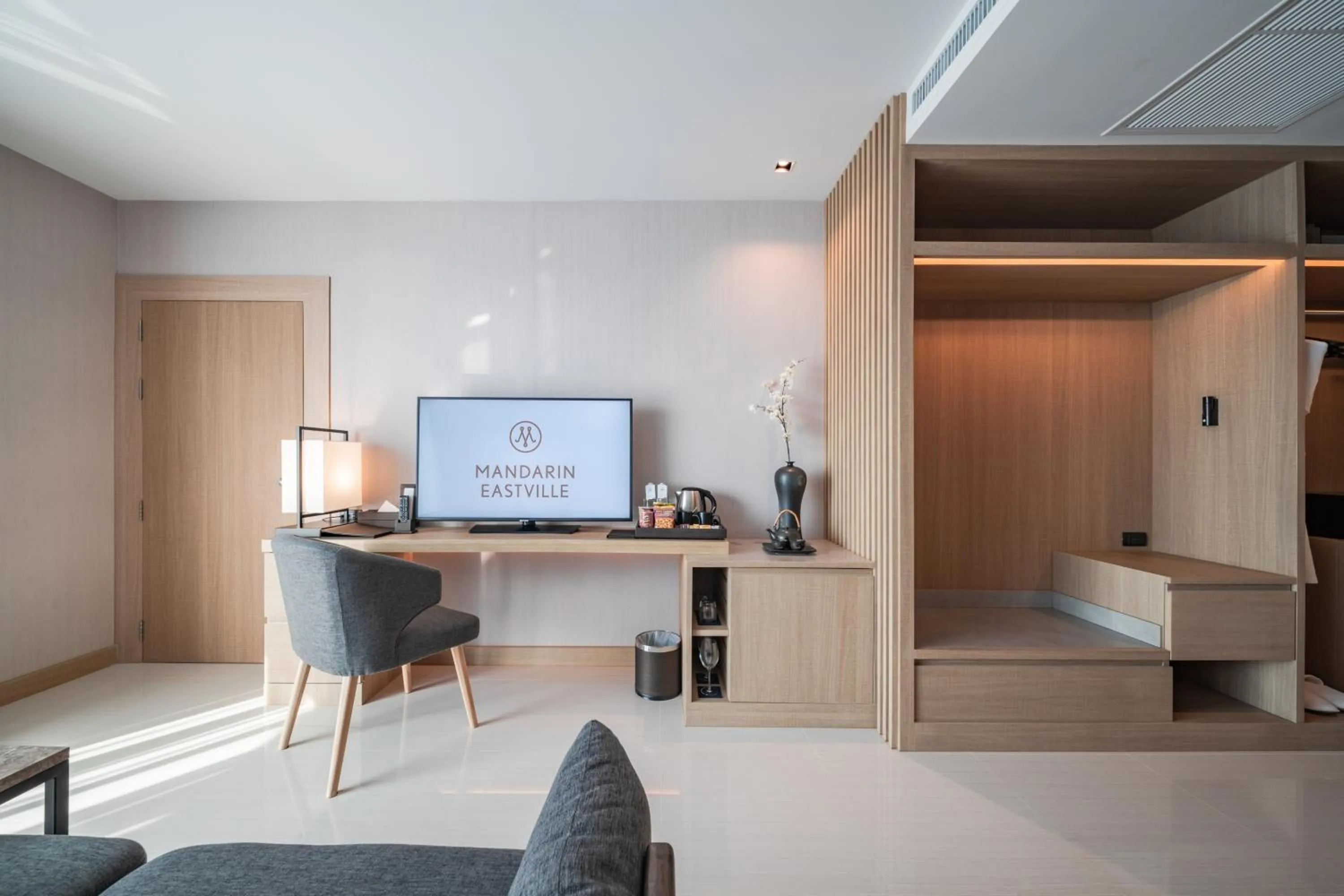 Bedroom in Mandarin Eastville, Pattaya - SHA Extra Plus