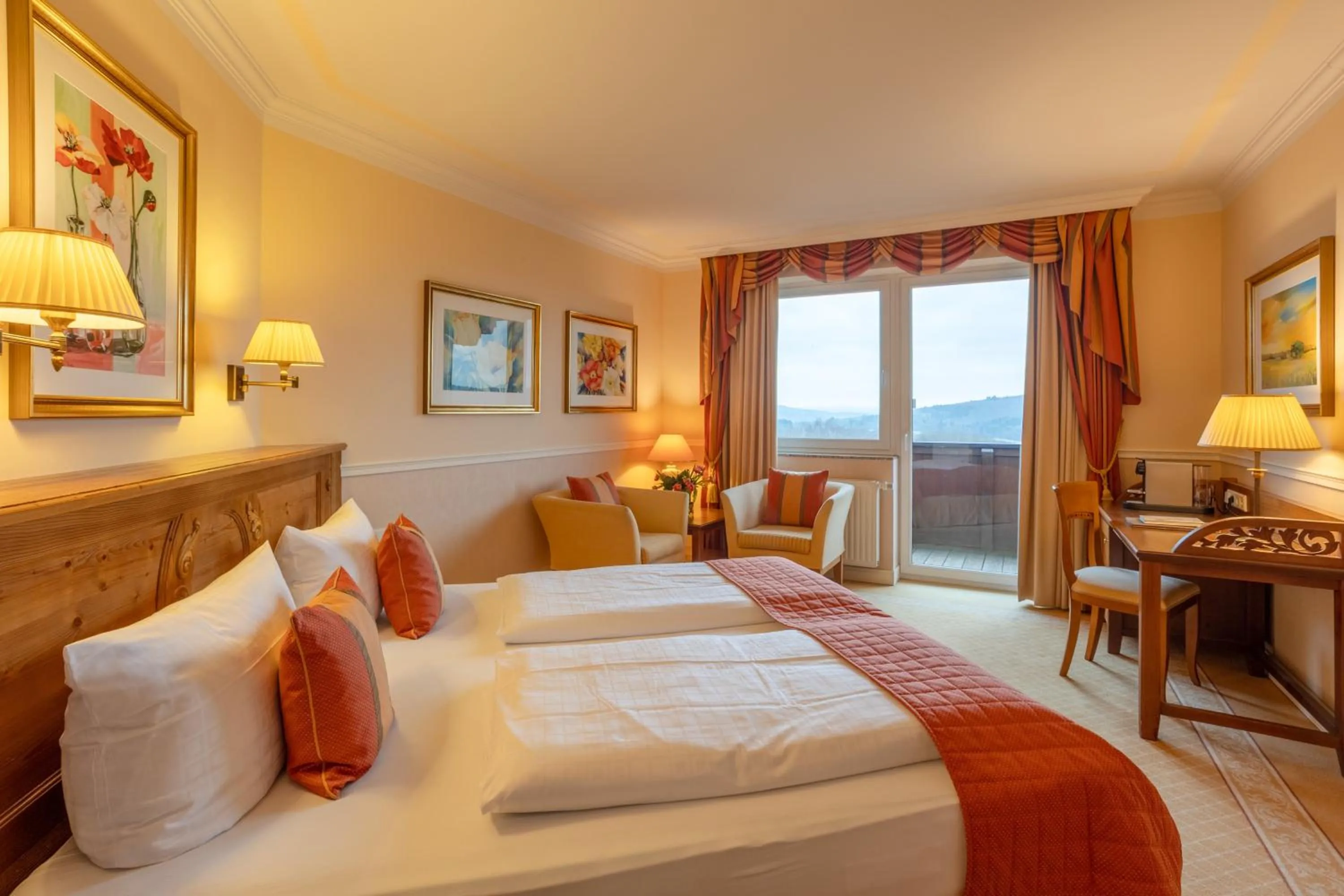 Natural landscape, Bed in Natur- und Wohlfühlhotel Kastenholz