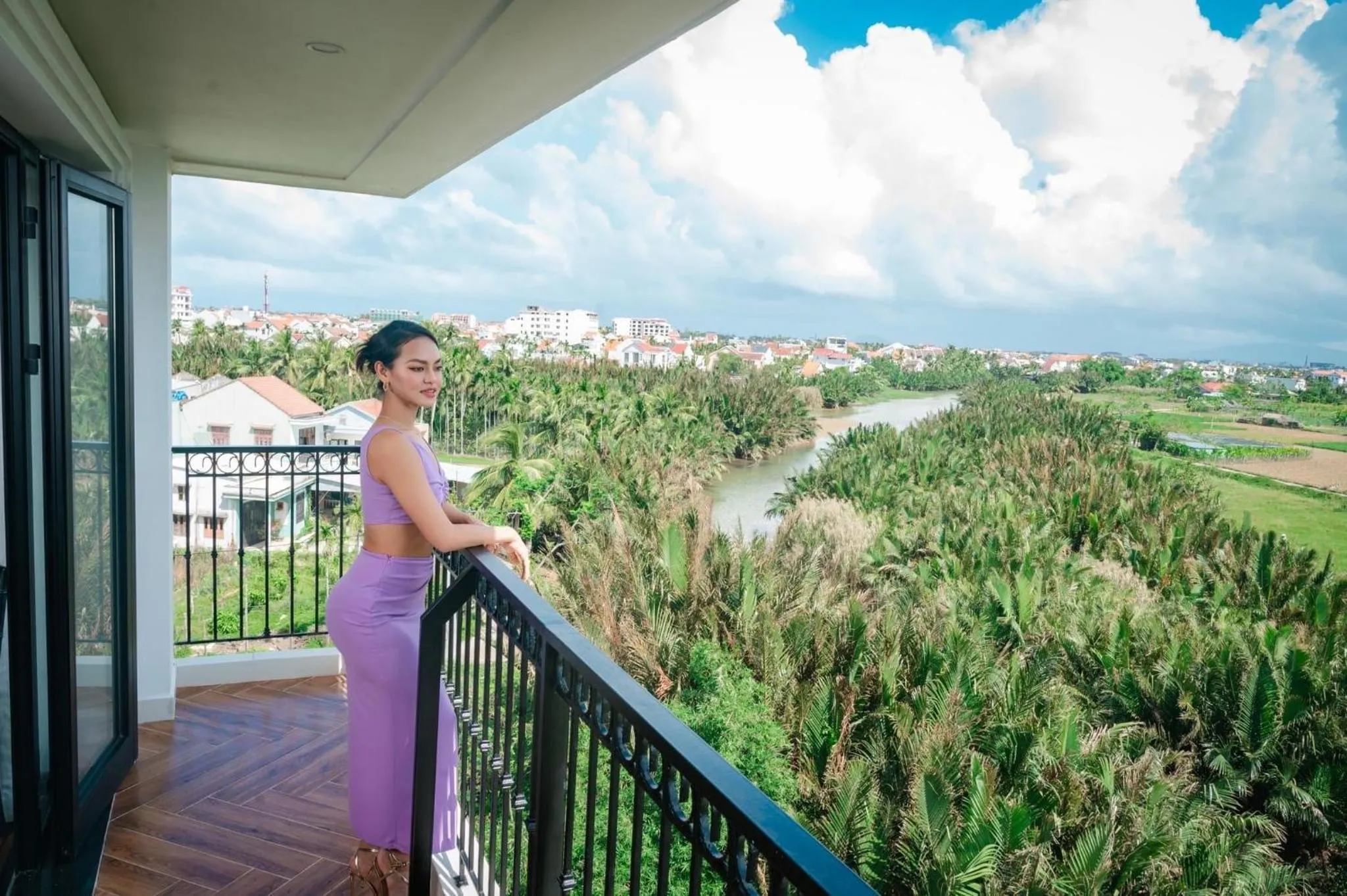 Balcony/Terrace in Shining Riverside Hoi An Boutique & Spa