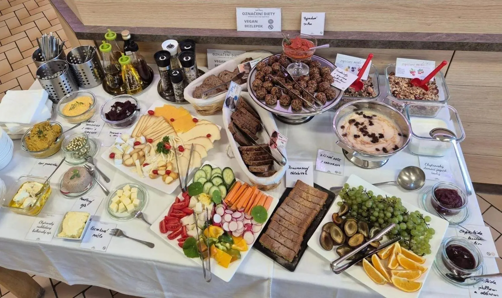 Food and drinks in Hotel Chytrov