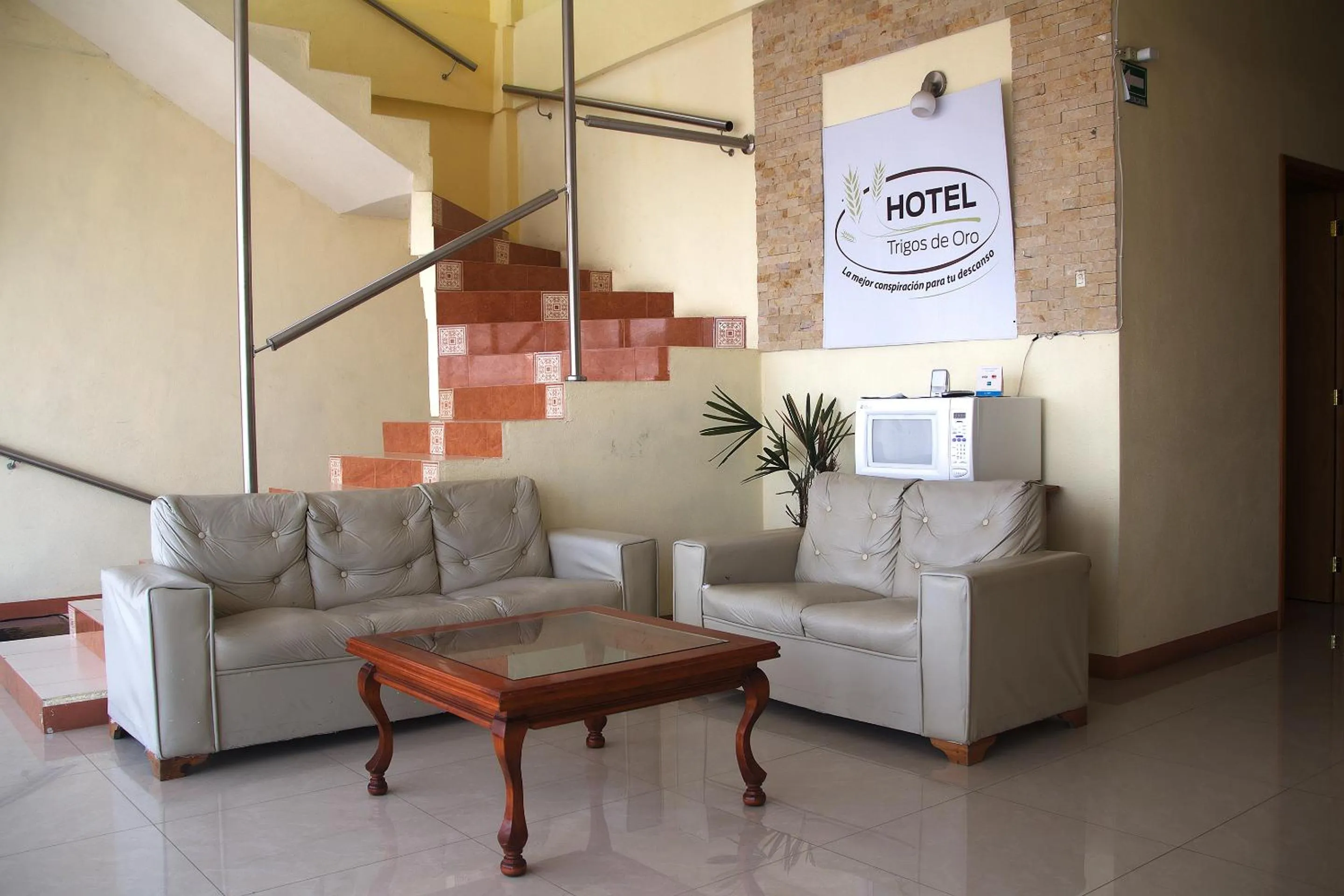 Lobby or reception in OYO Hotel Trigos De Oro,San Luis Teolocholco Park