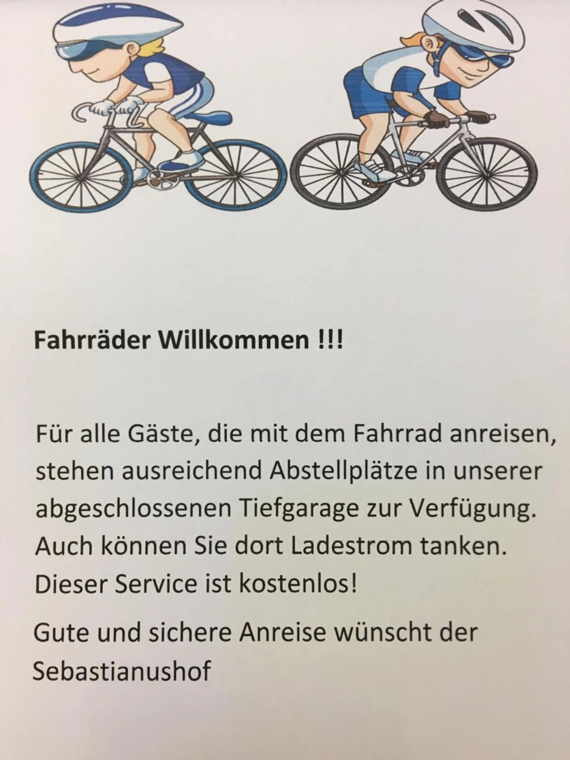 Cycling in Hotel-Restaurant Sebastianushof