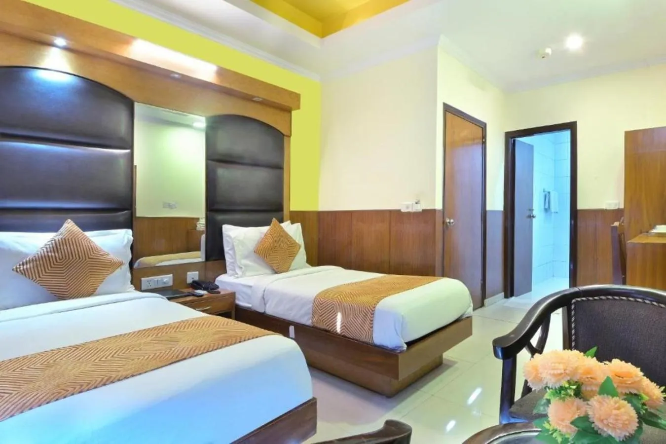 Photo of the whole room in Hotel Castle Blue New Delhi Near IGI Airport