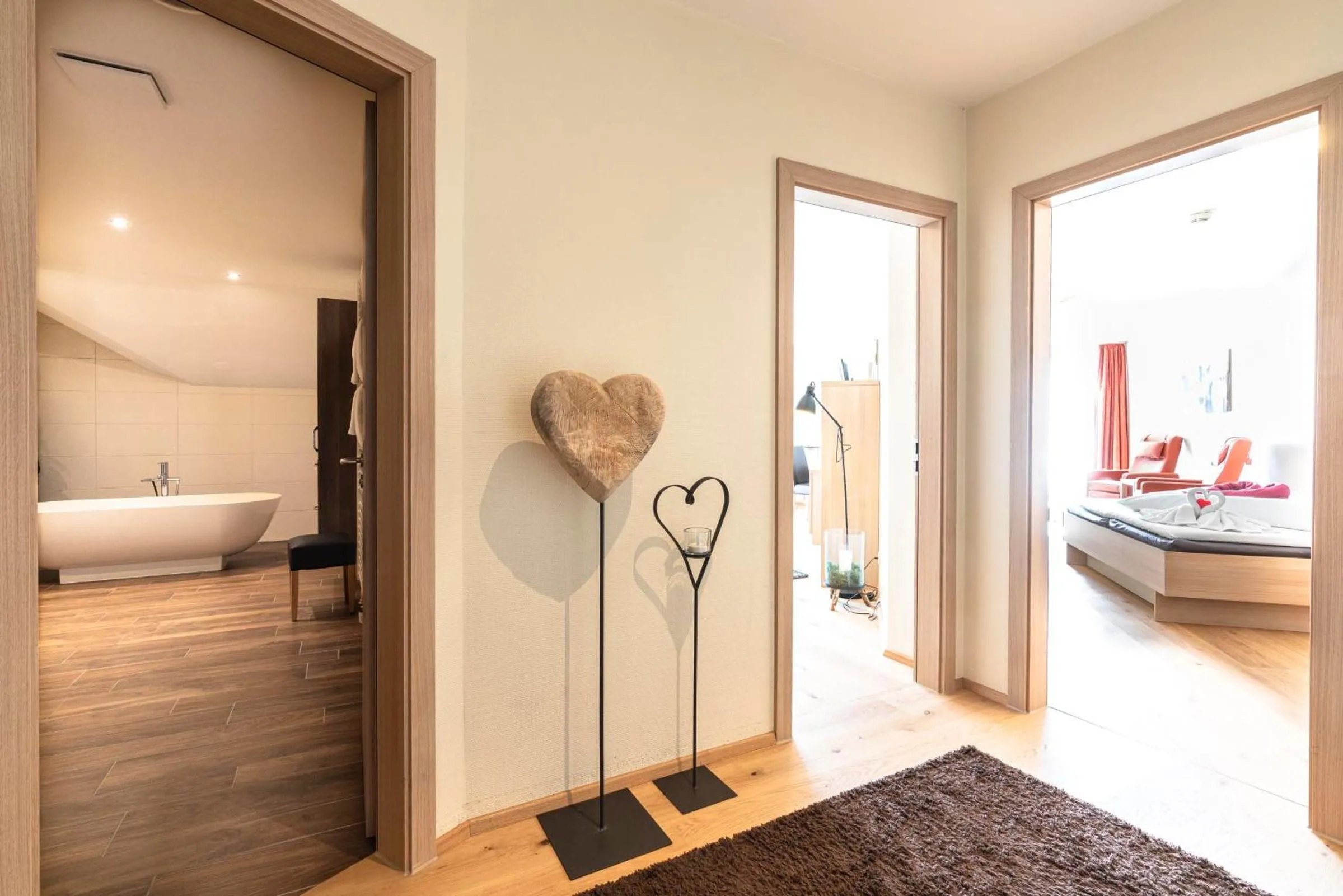 Bathroom, Bed in Hotel Dirsch Wellness & Spa Resort