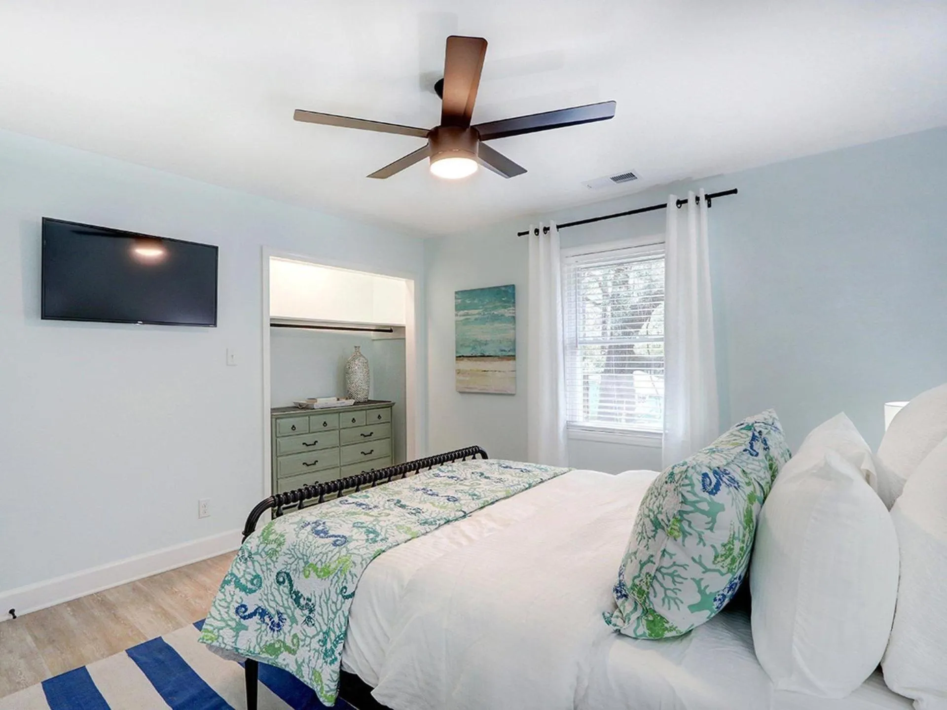 Bed in Deja Blue A & B