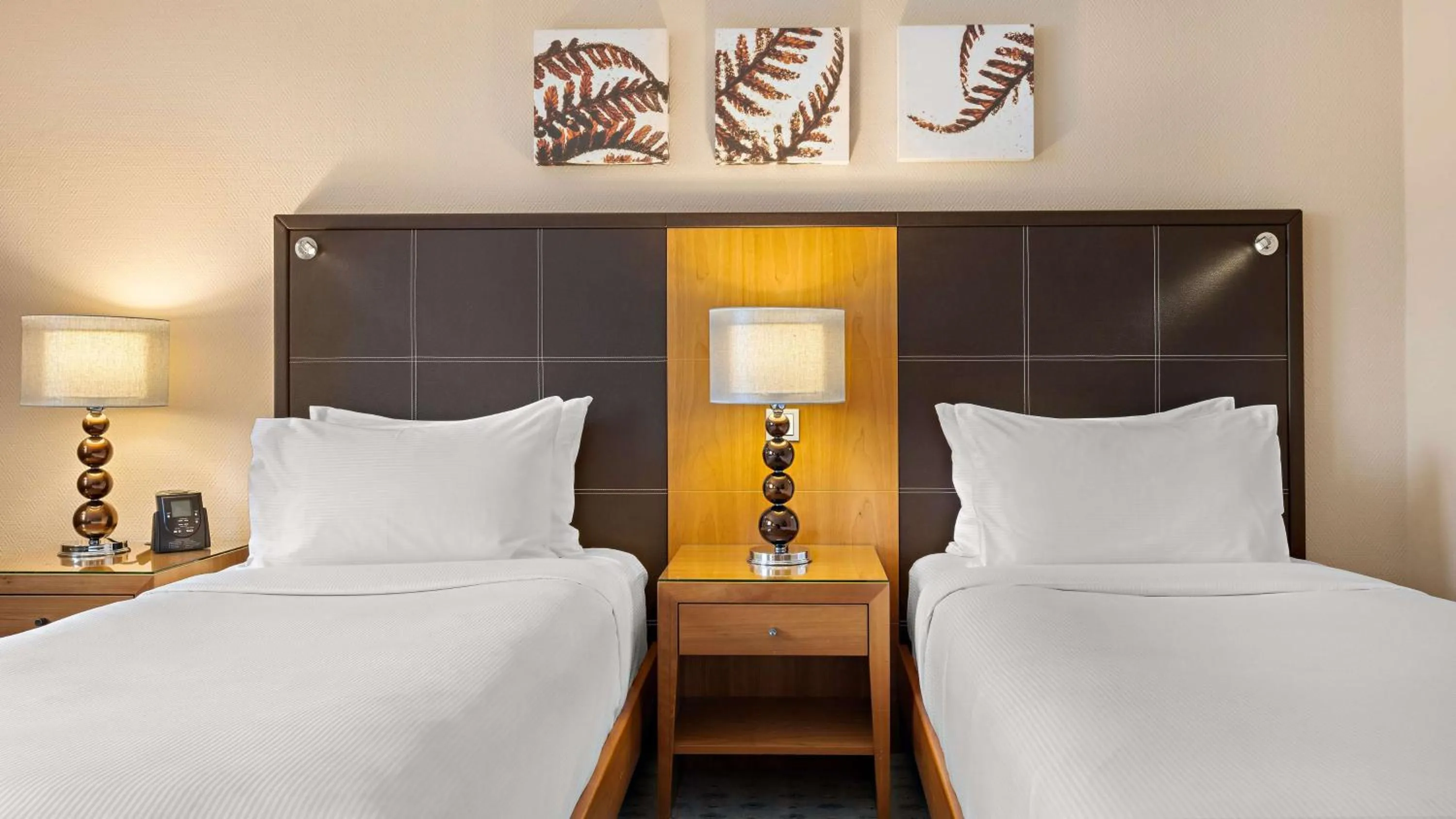 Bed in Hilton Dresden an der Frauenkirche