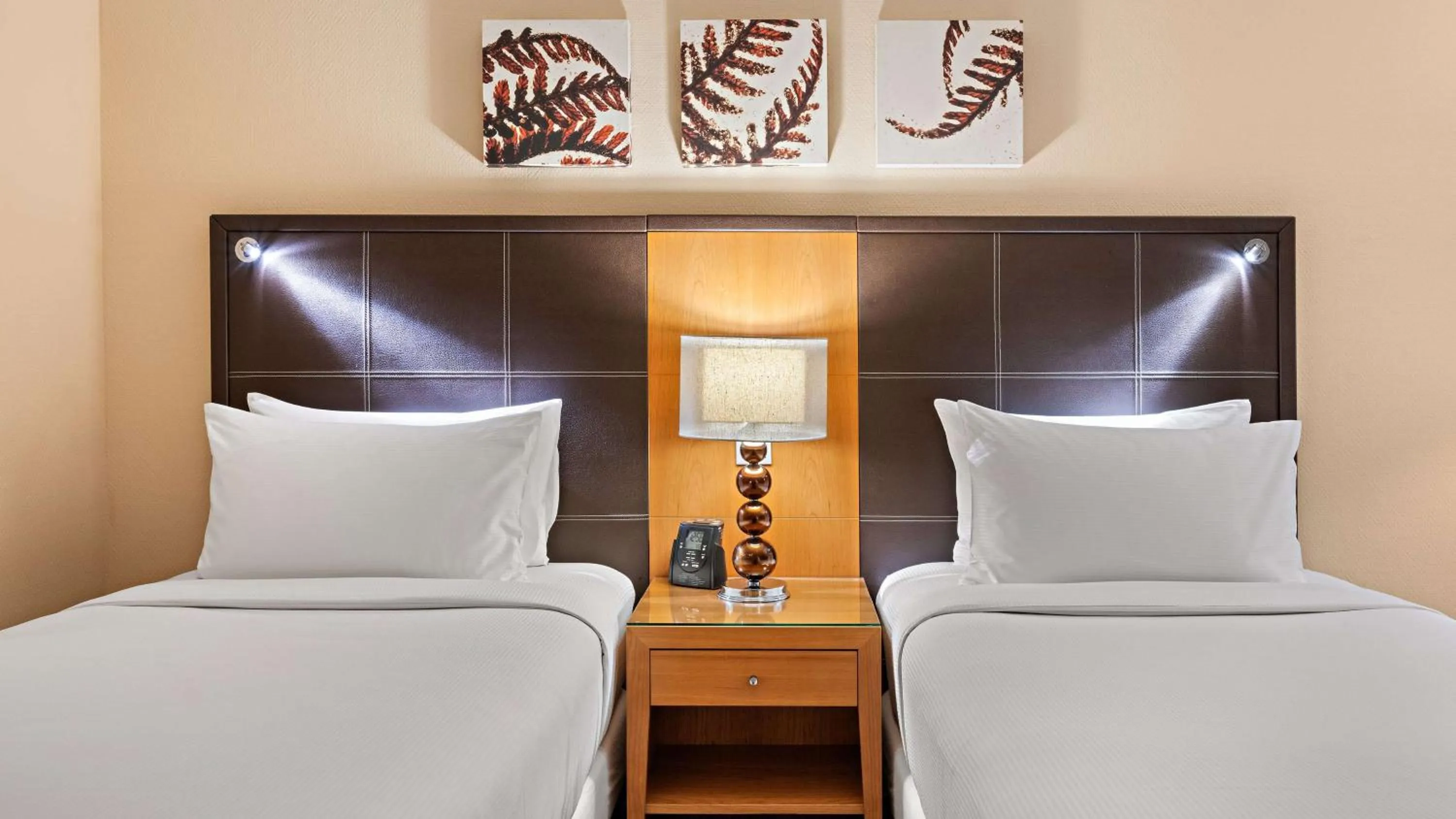 Bed in Hilton Dresden an der Frauenkirche