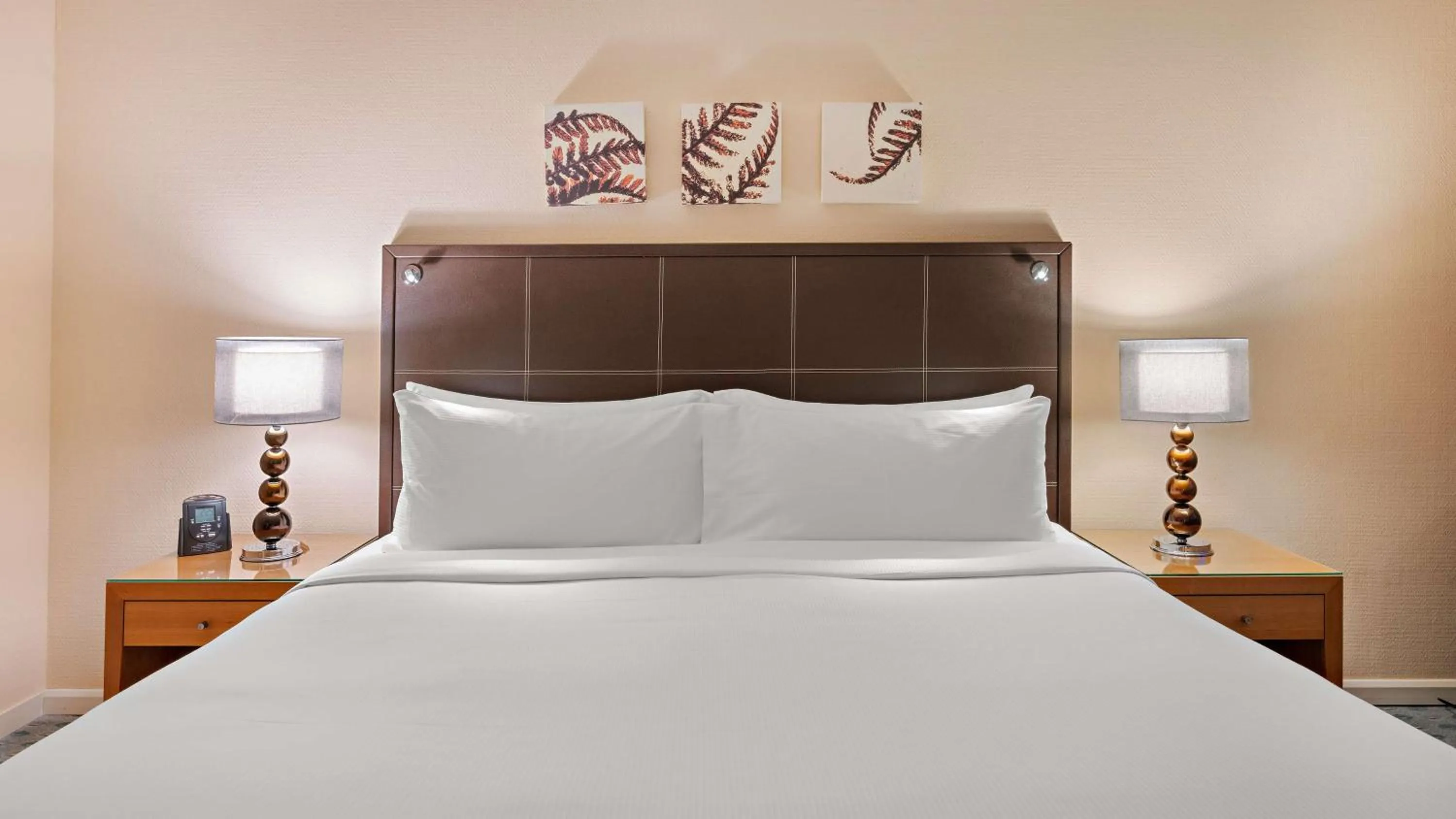 Bed in Hilton Dresden an der Frauenkirche