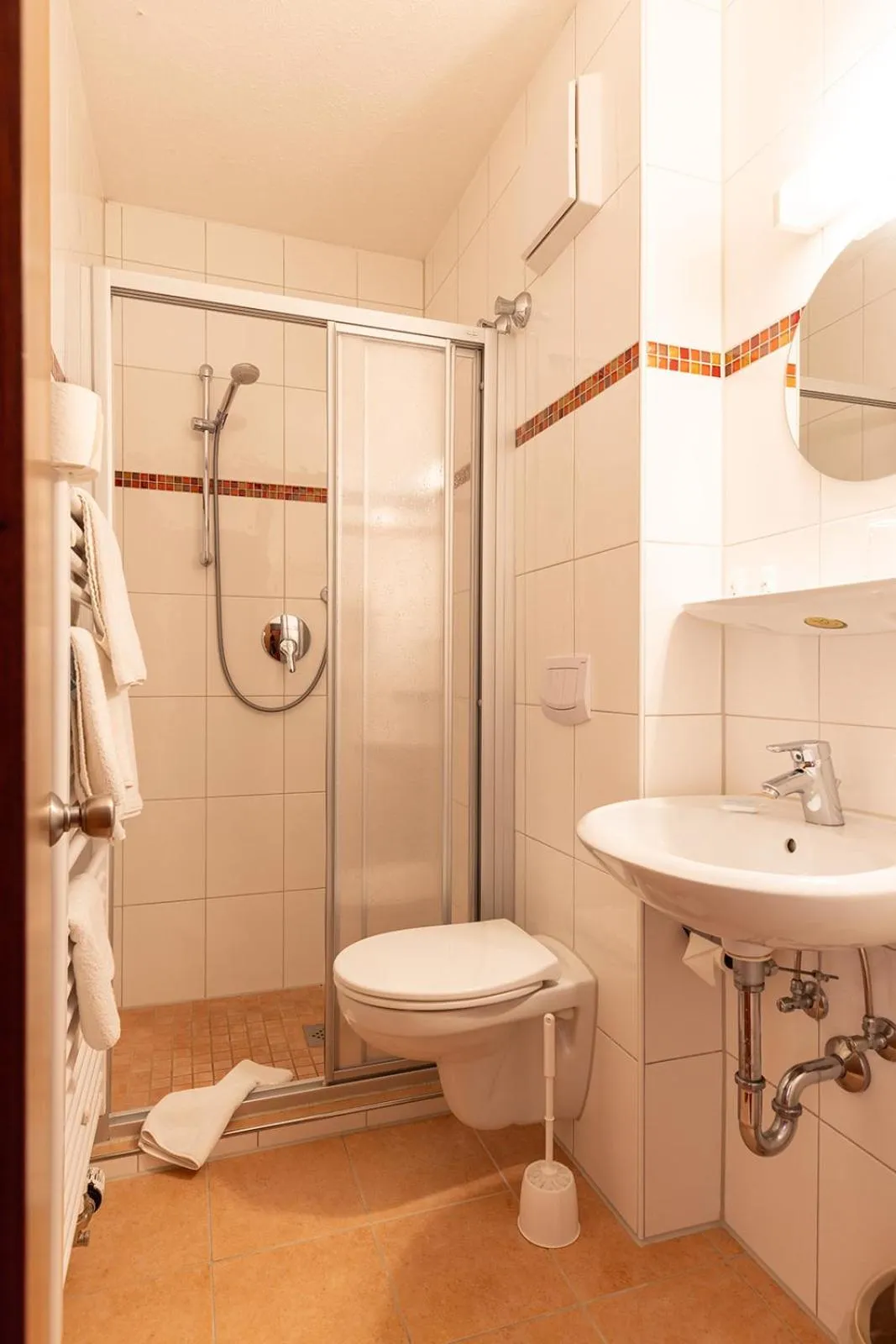 Shower in Hotel Alpenhof