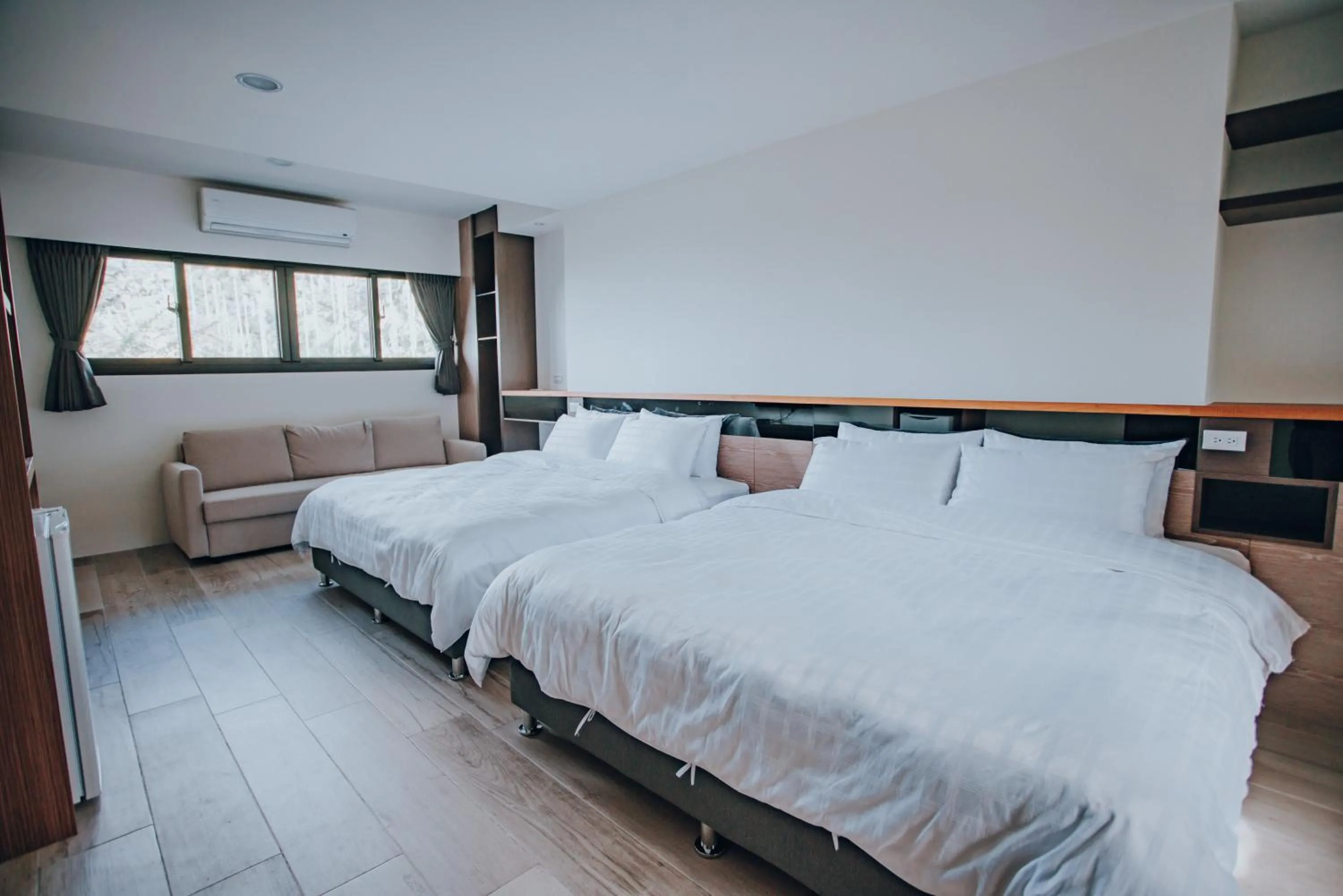 Bed in Ruili Tea Villa