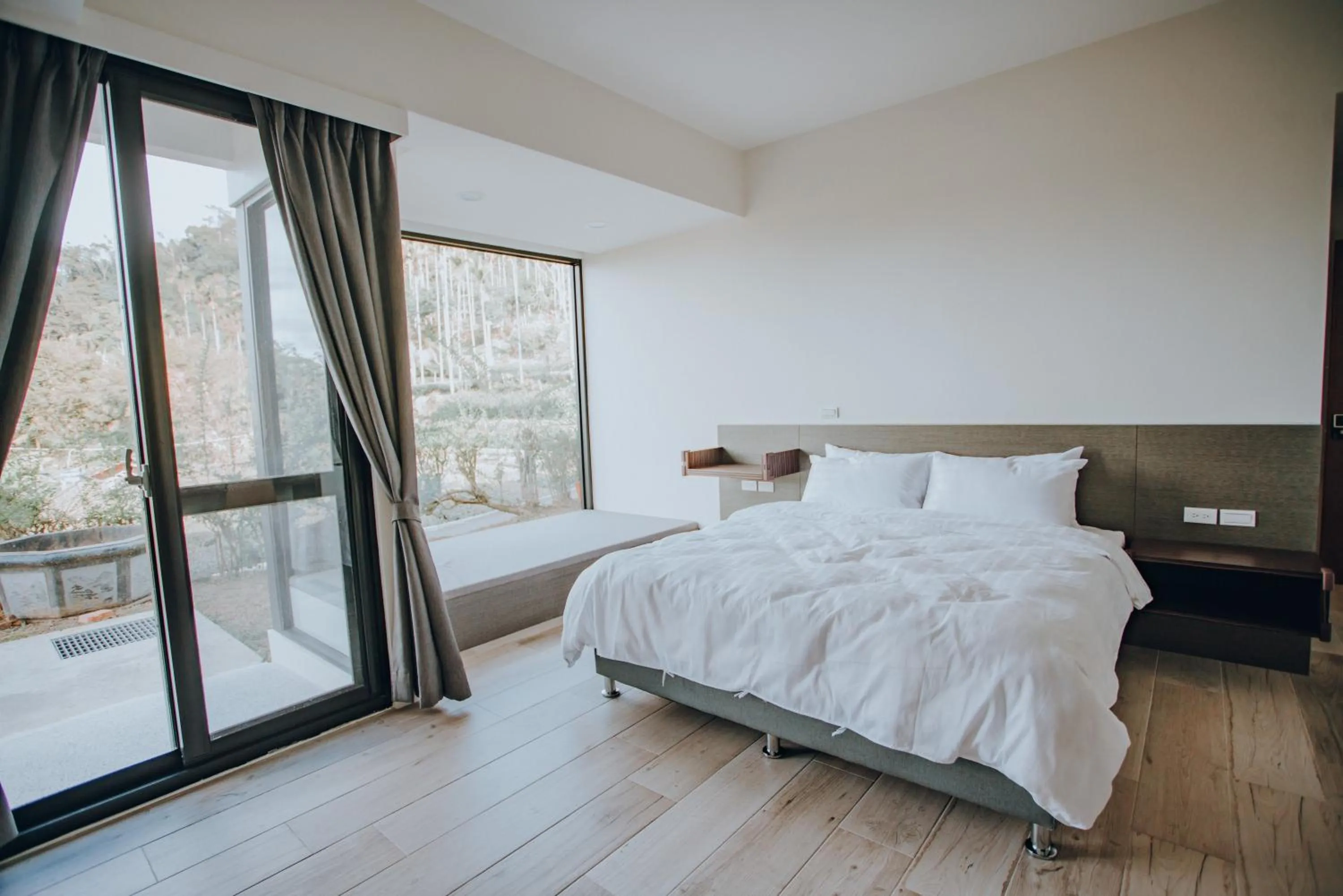 Bed in Ruili Tea Villa