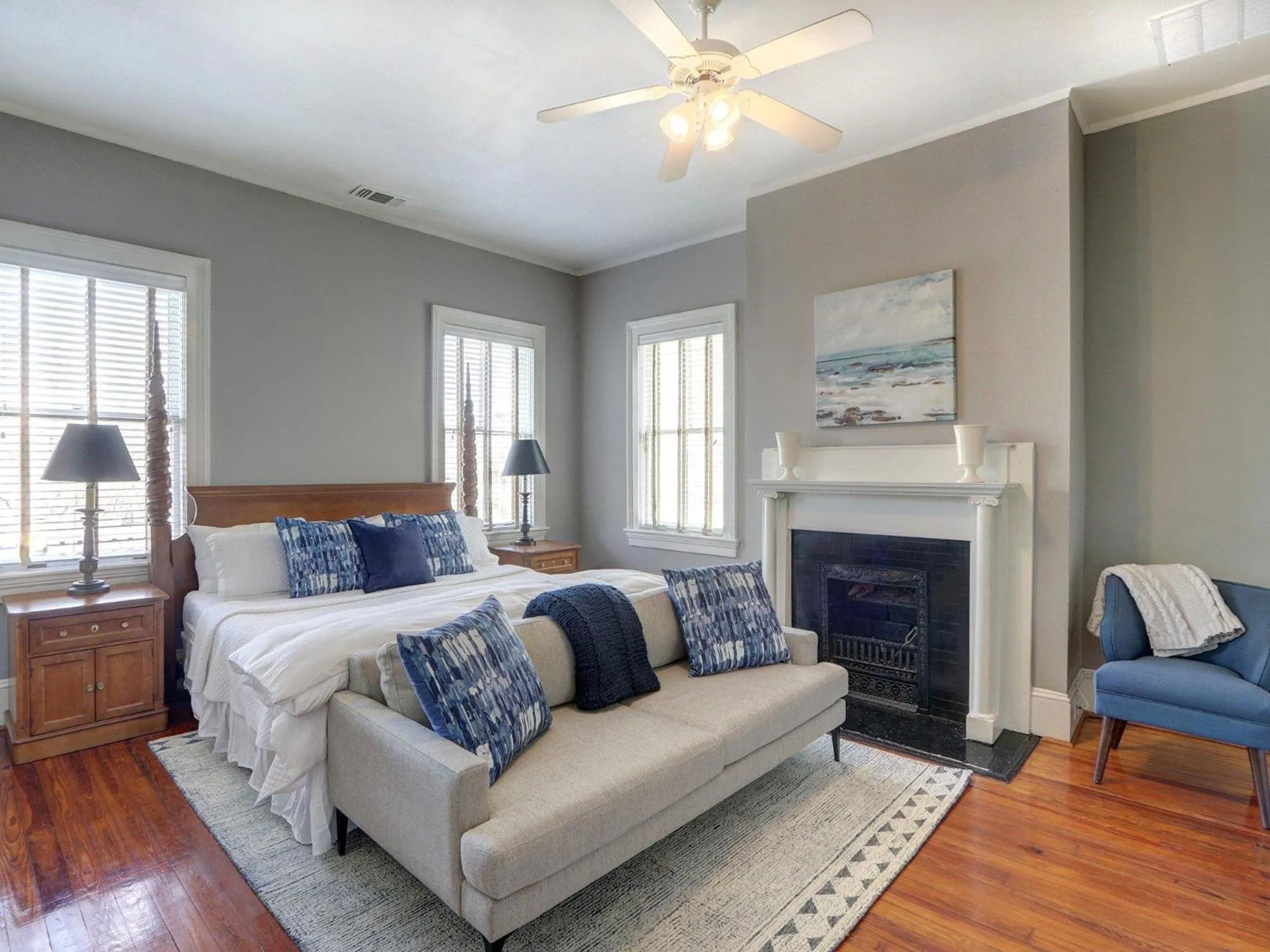 Bed in Southern Elegance Main House