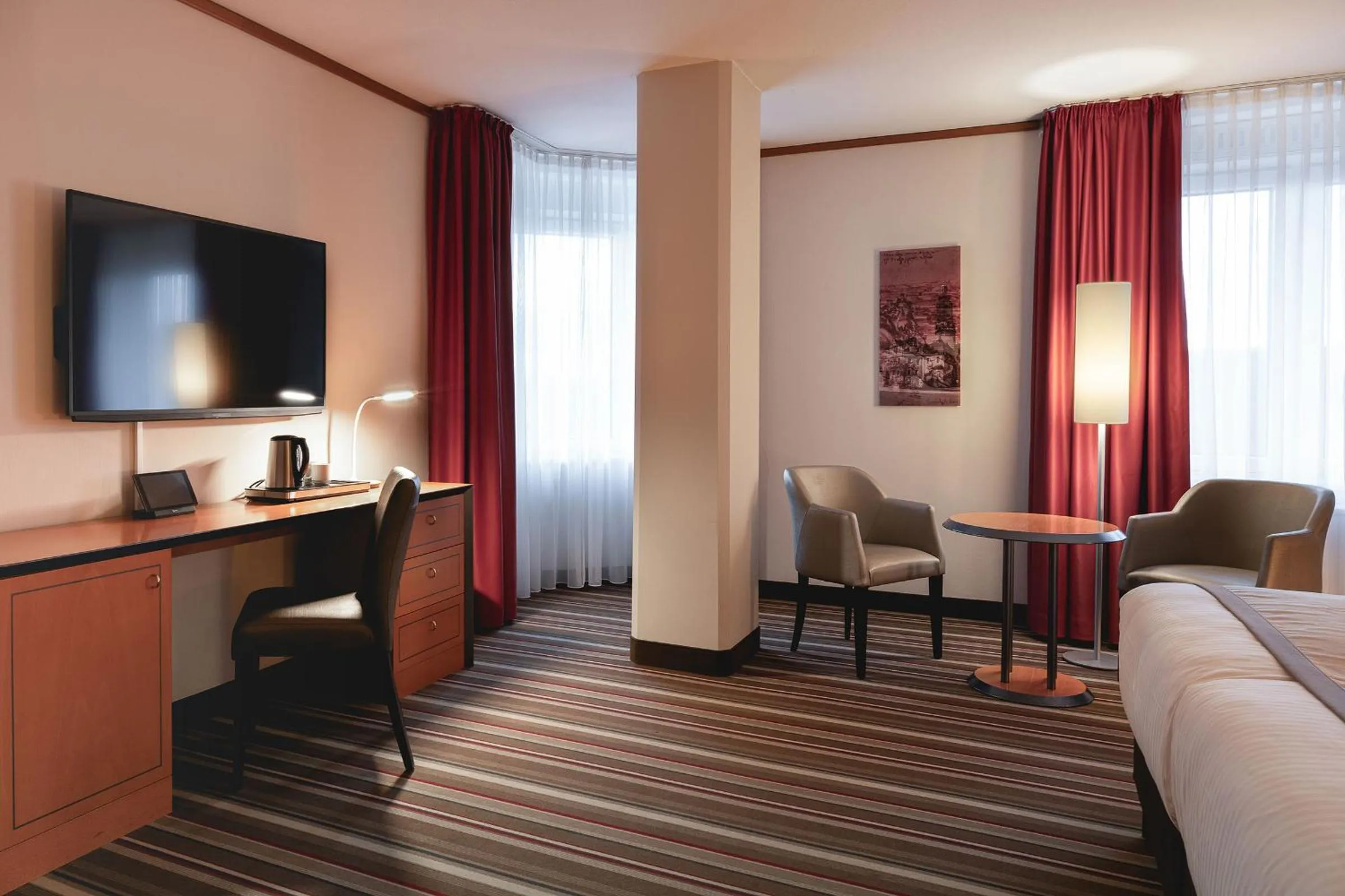 Bed in Leonardo Hotel Weimar