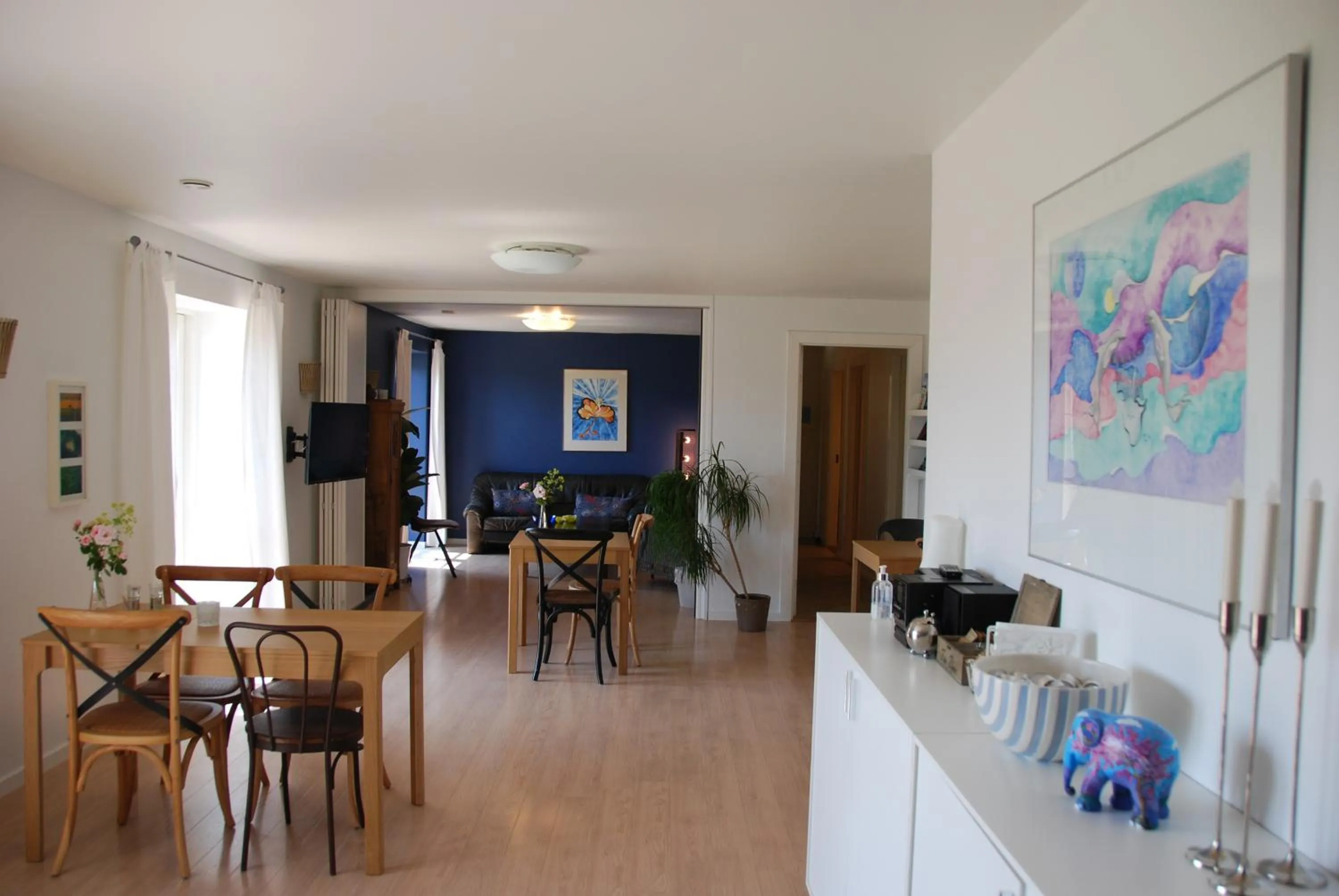 Communal lounge/ TV room in Quistgaarden Bed & Breakfast