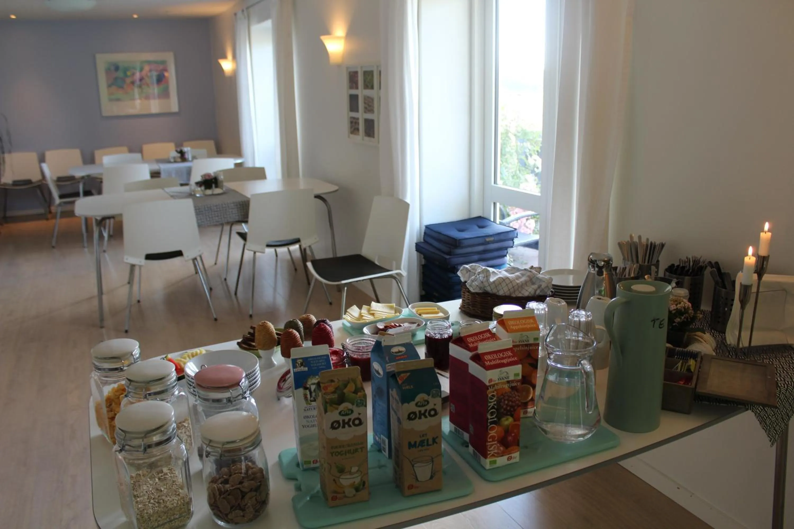 Buffet breakfast in Quistgaarden Bed & Breakfast