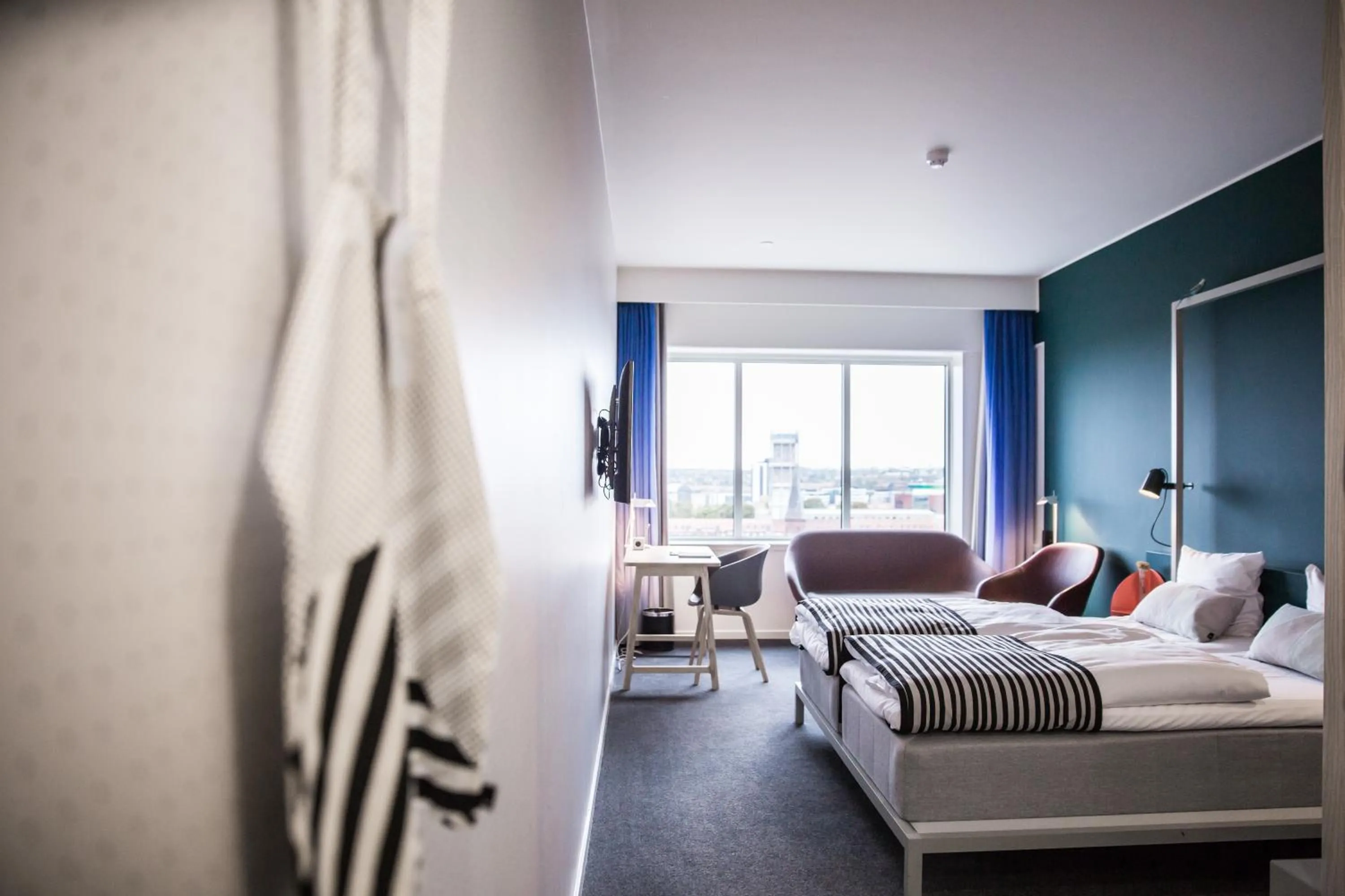 Bedroom, Bed in Comwell Aarhus Dolce by Wyndham