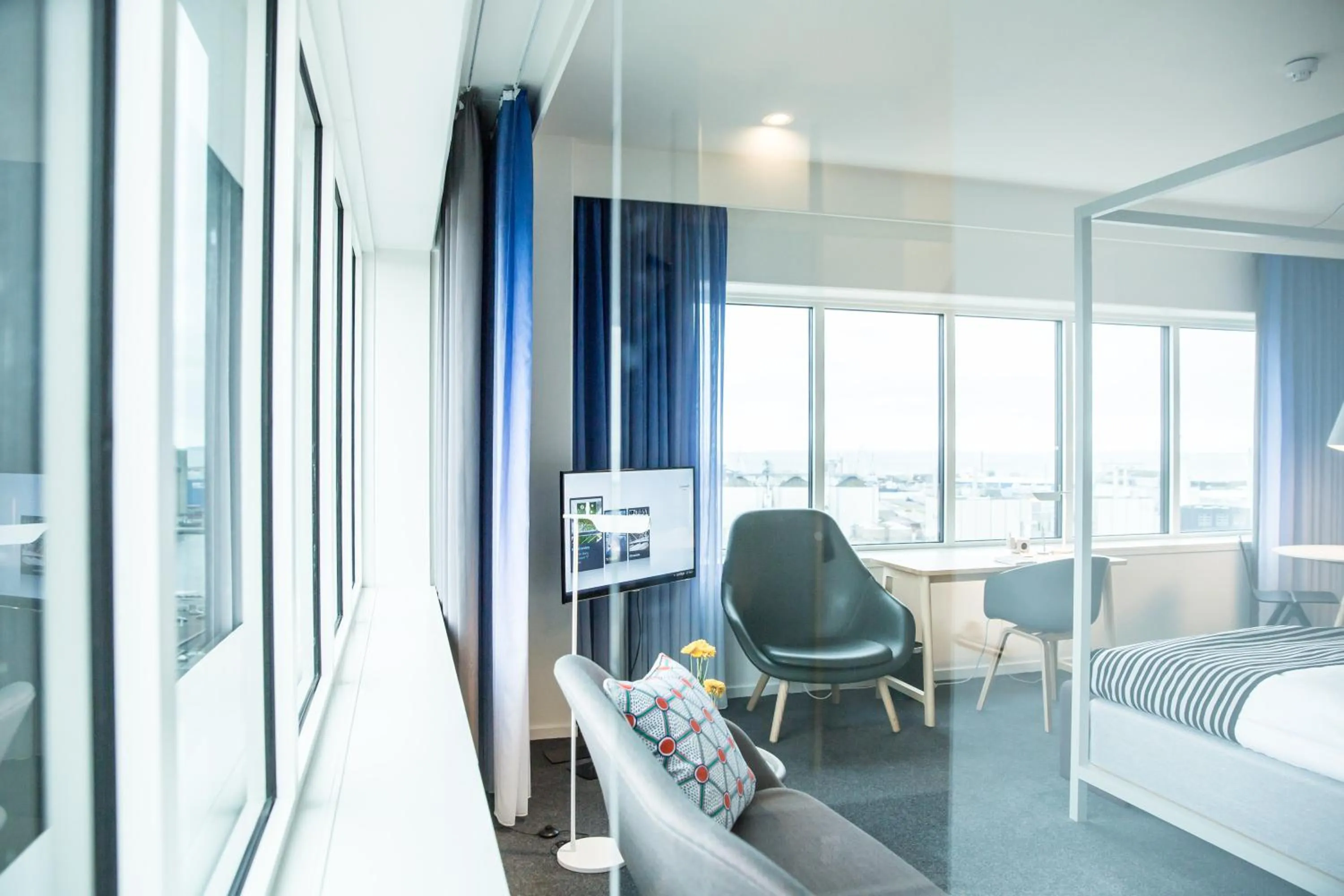 City view, Bed in Comwell Aarhus Dolce by Wyndham