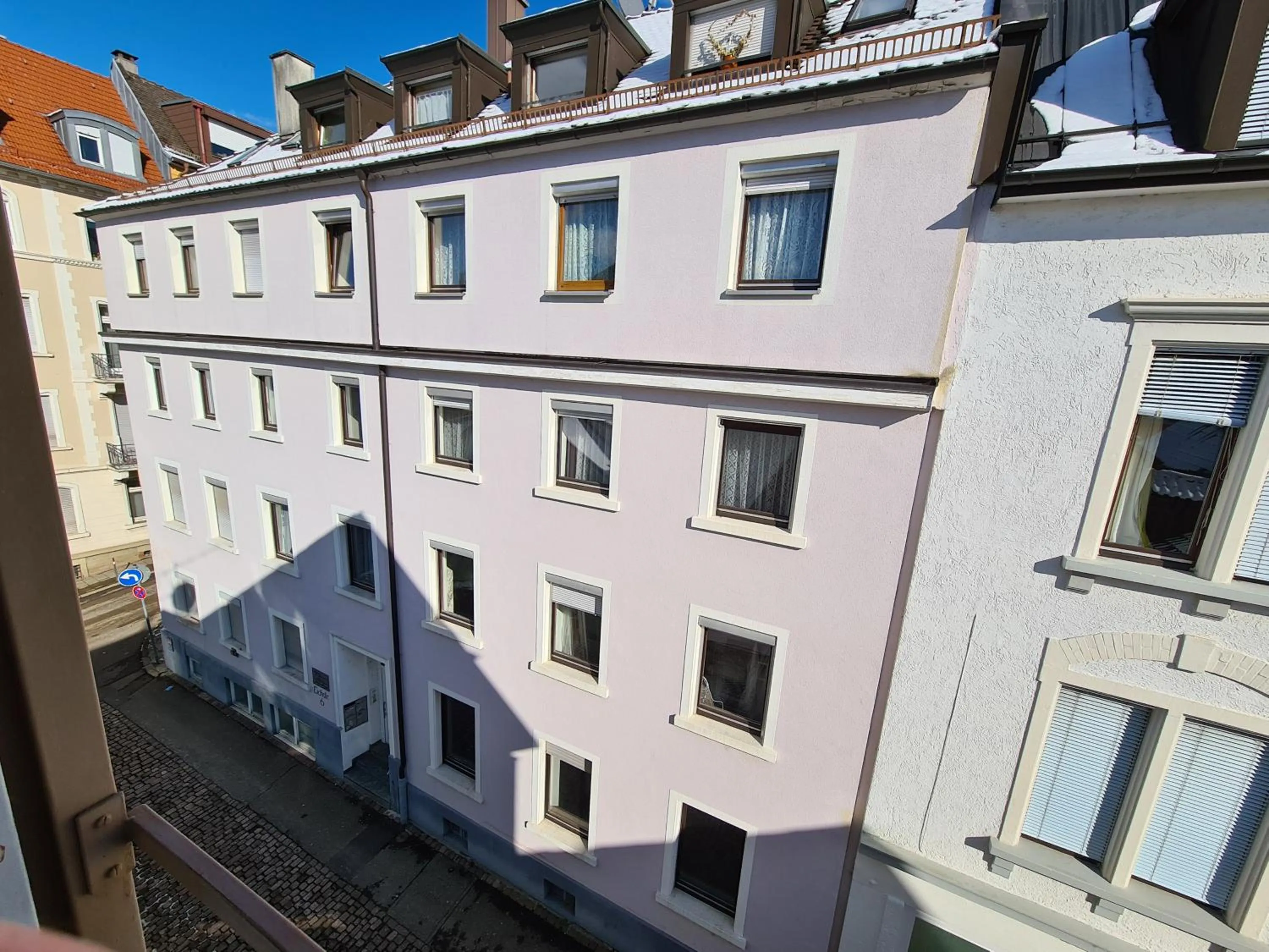 Quiet street view in Hotel Löhr
