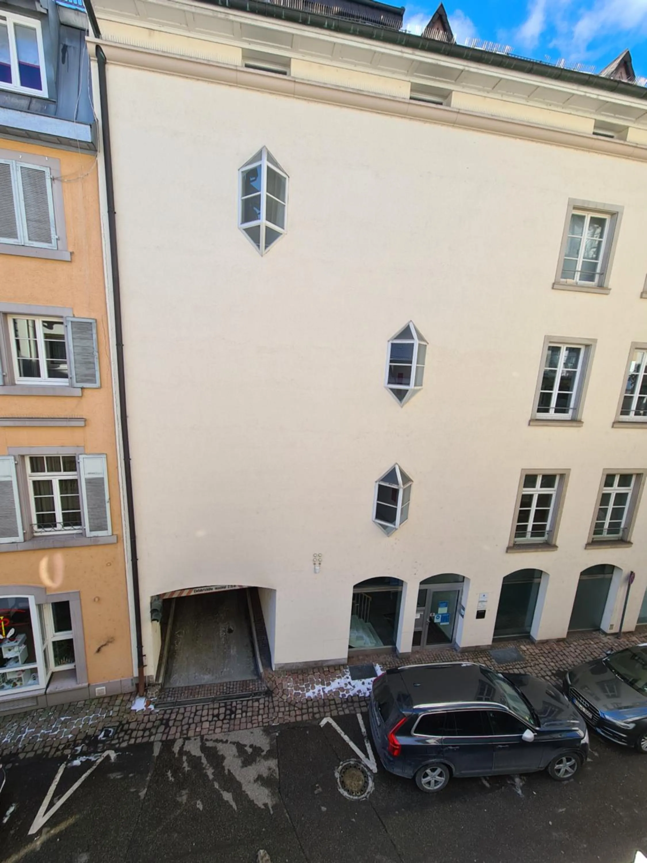 Quiet street view in Hotel Löhr