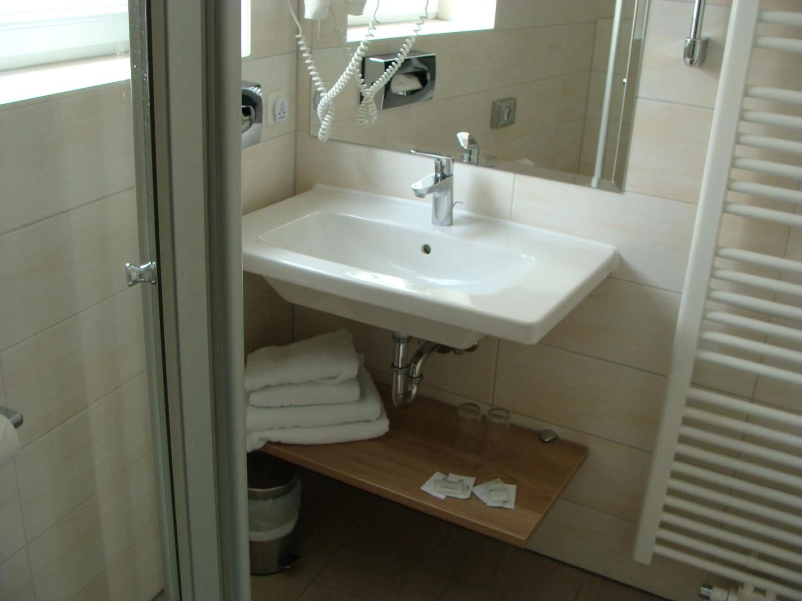 Shower in Hotel Löhr