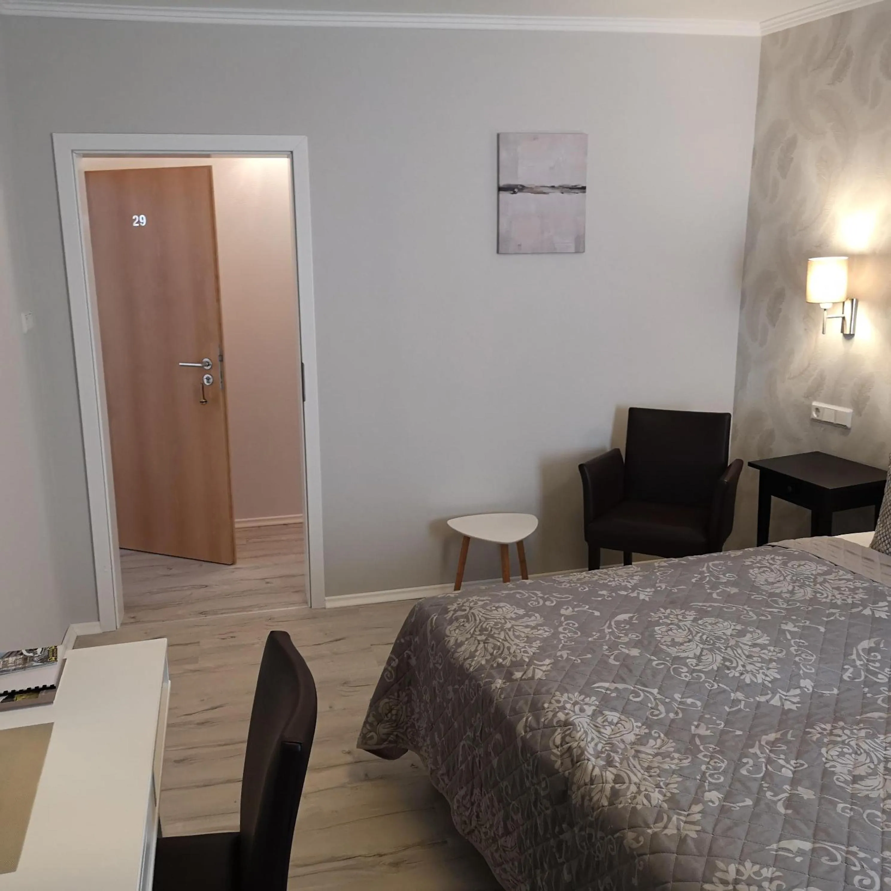 Decorative detail, Bed in Hotel Löhr