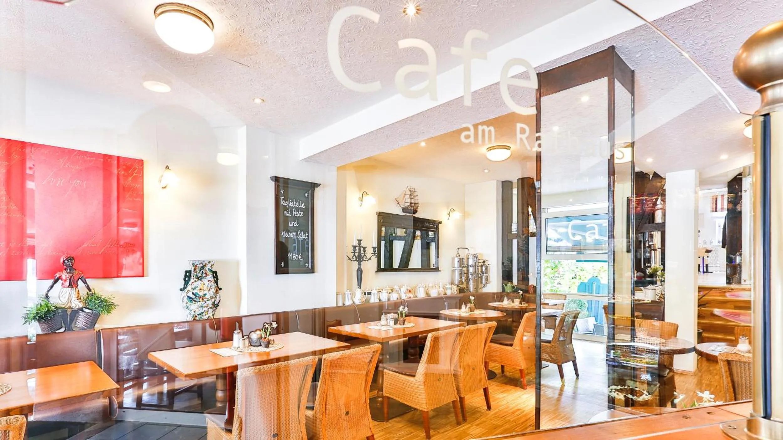 Dining area in Hotel Laterne