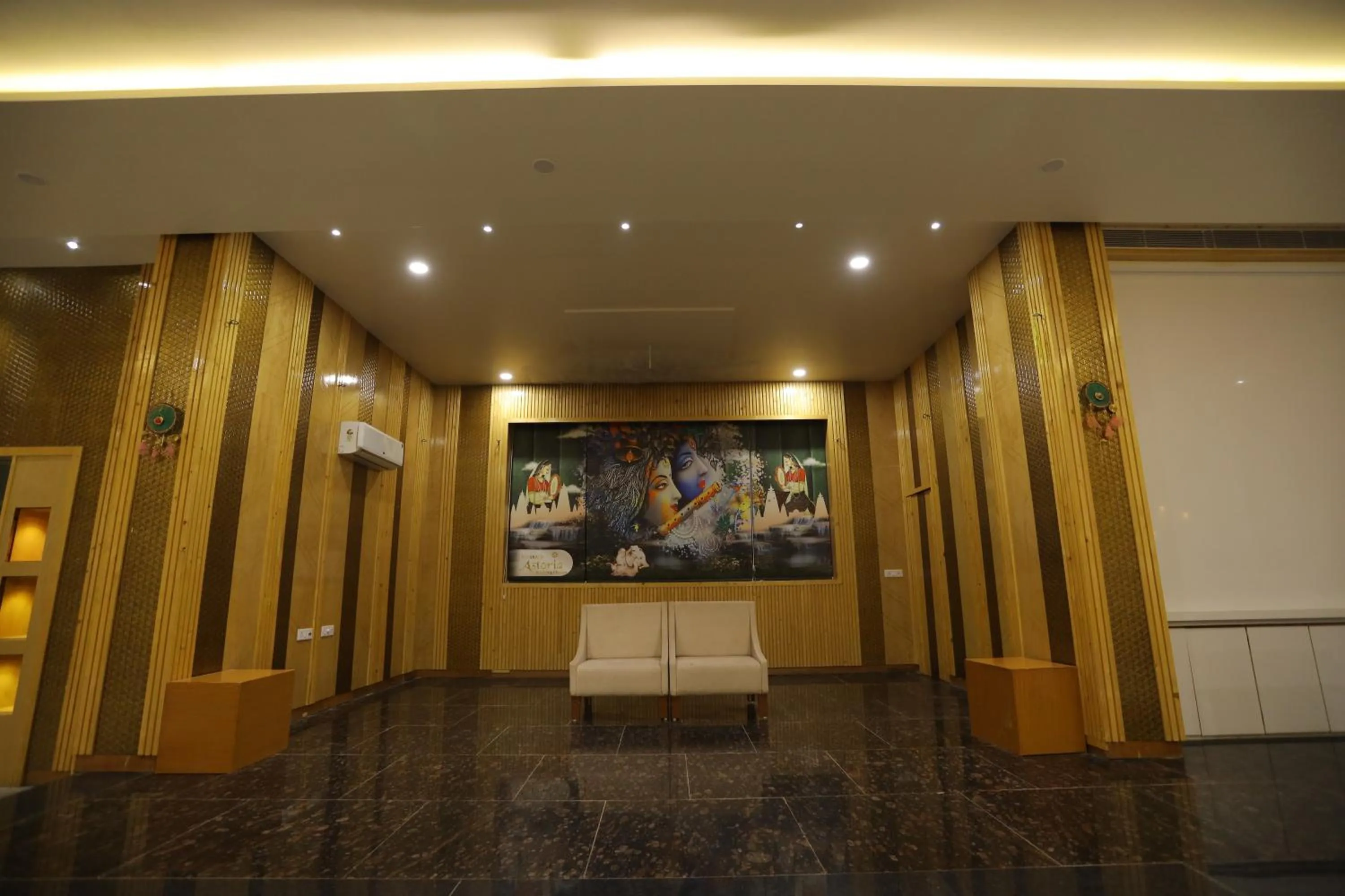 Seating area in THE GRAND ASTORIA SOMANTH by Shivalaya Darshanam