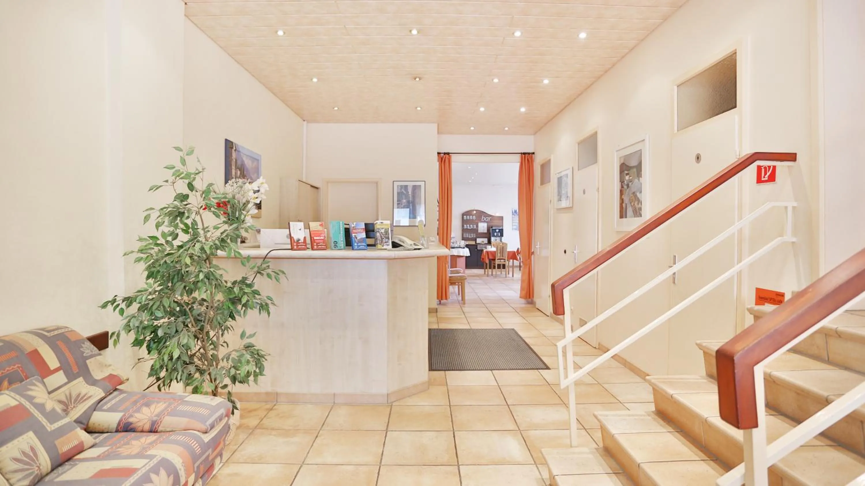 Lobby or reception in Hotel Europa Pforzheim