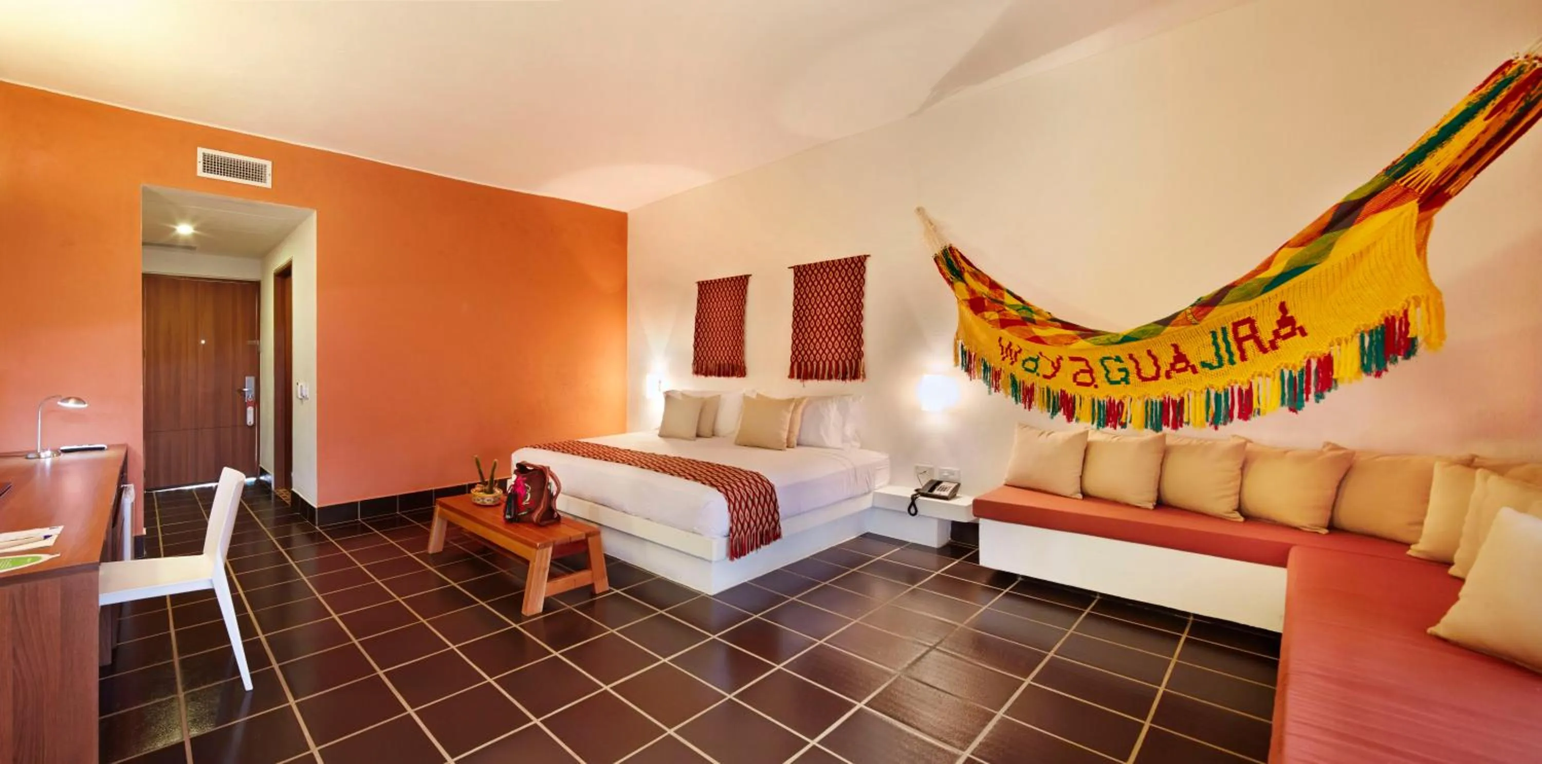 Photo of the whole room, Bed in Hotel Waya Guajira By OxoHotel
