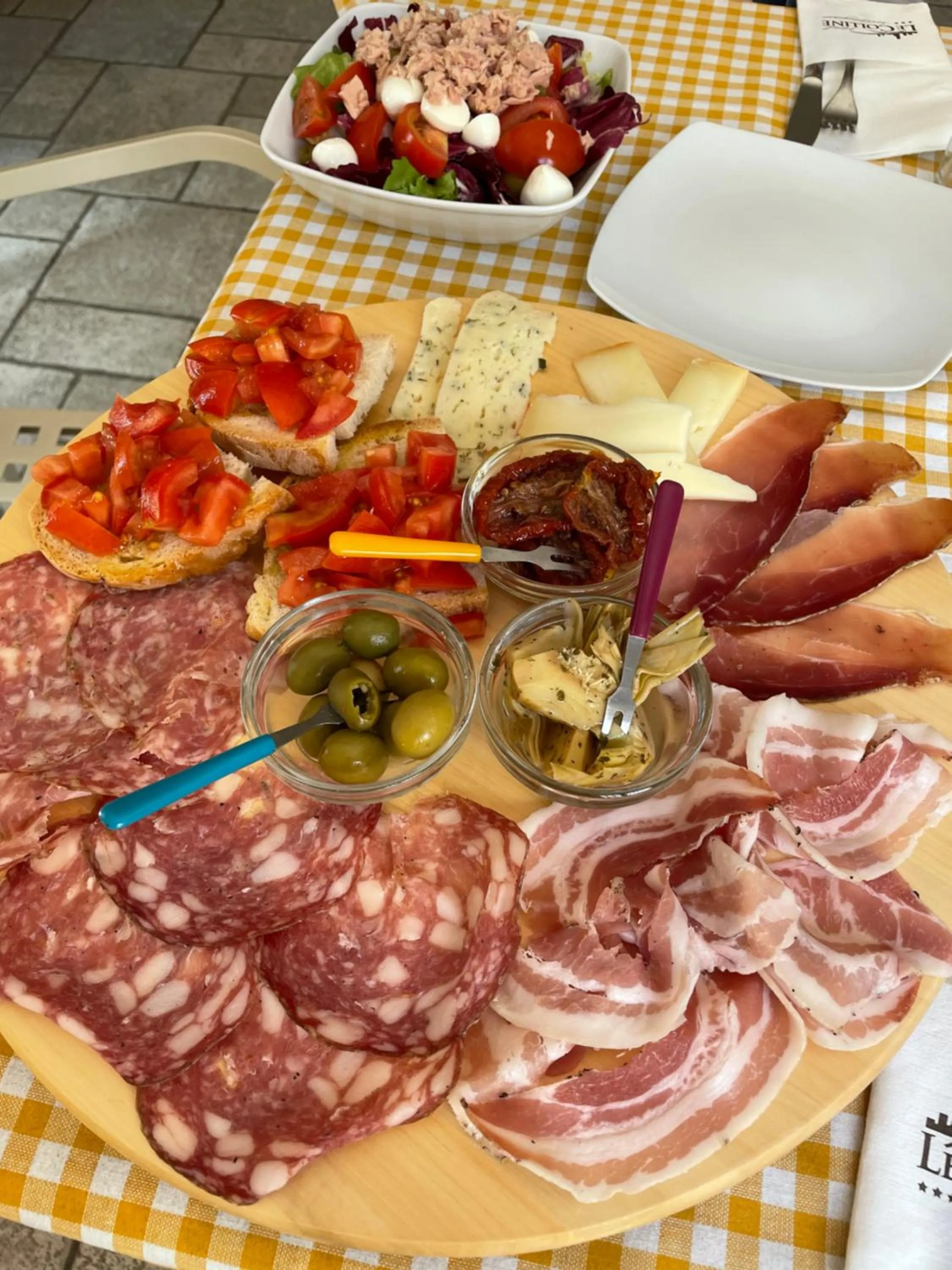 Food and drinks in Hotel Le Colline