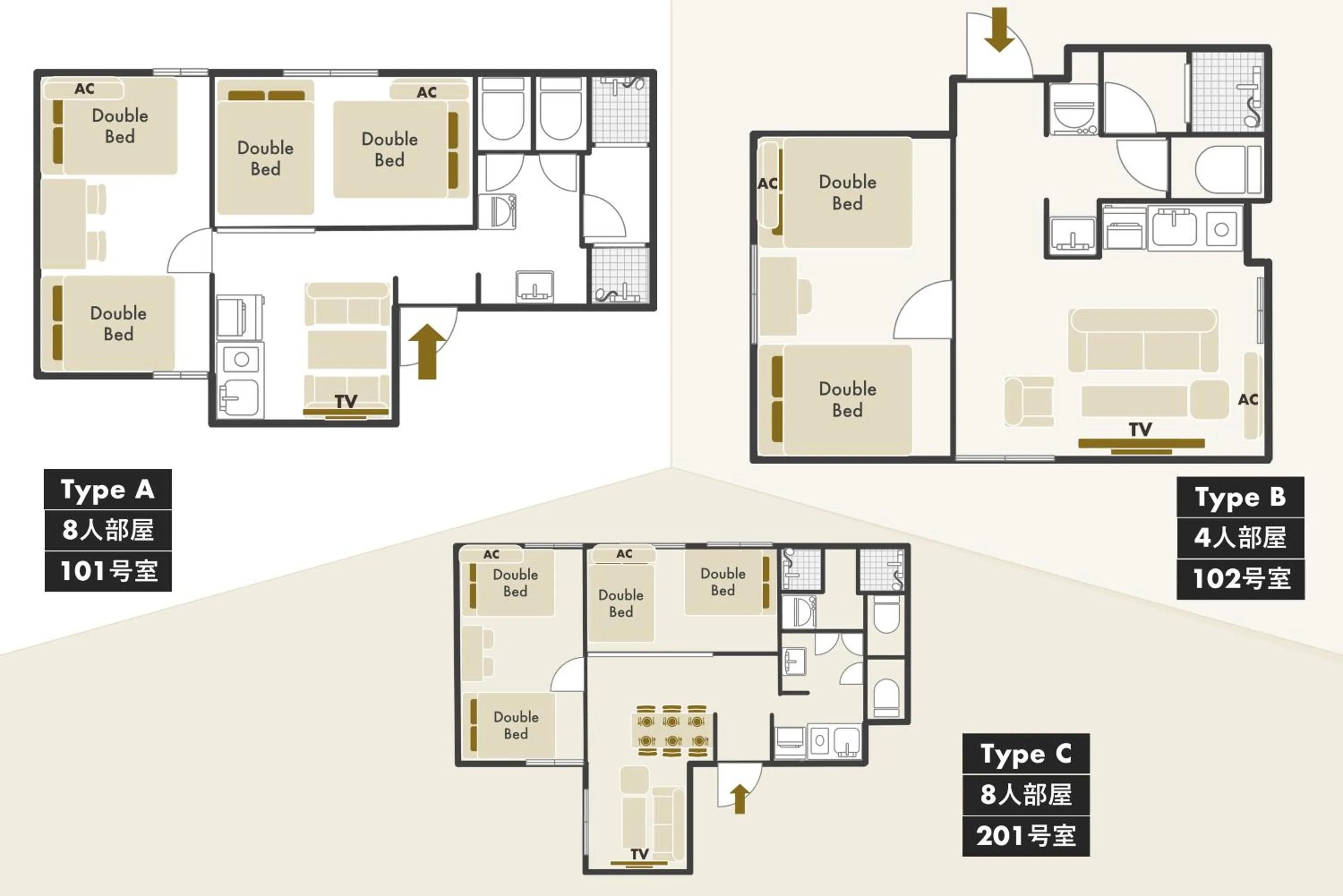Floor plan in Hermitage Nishi Shinjuku