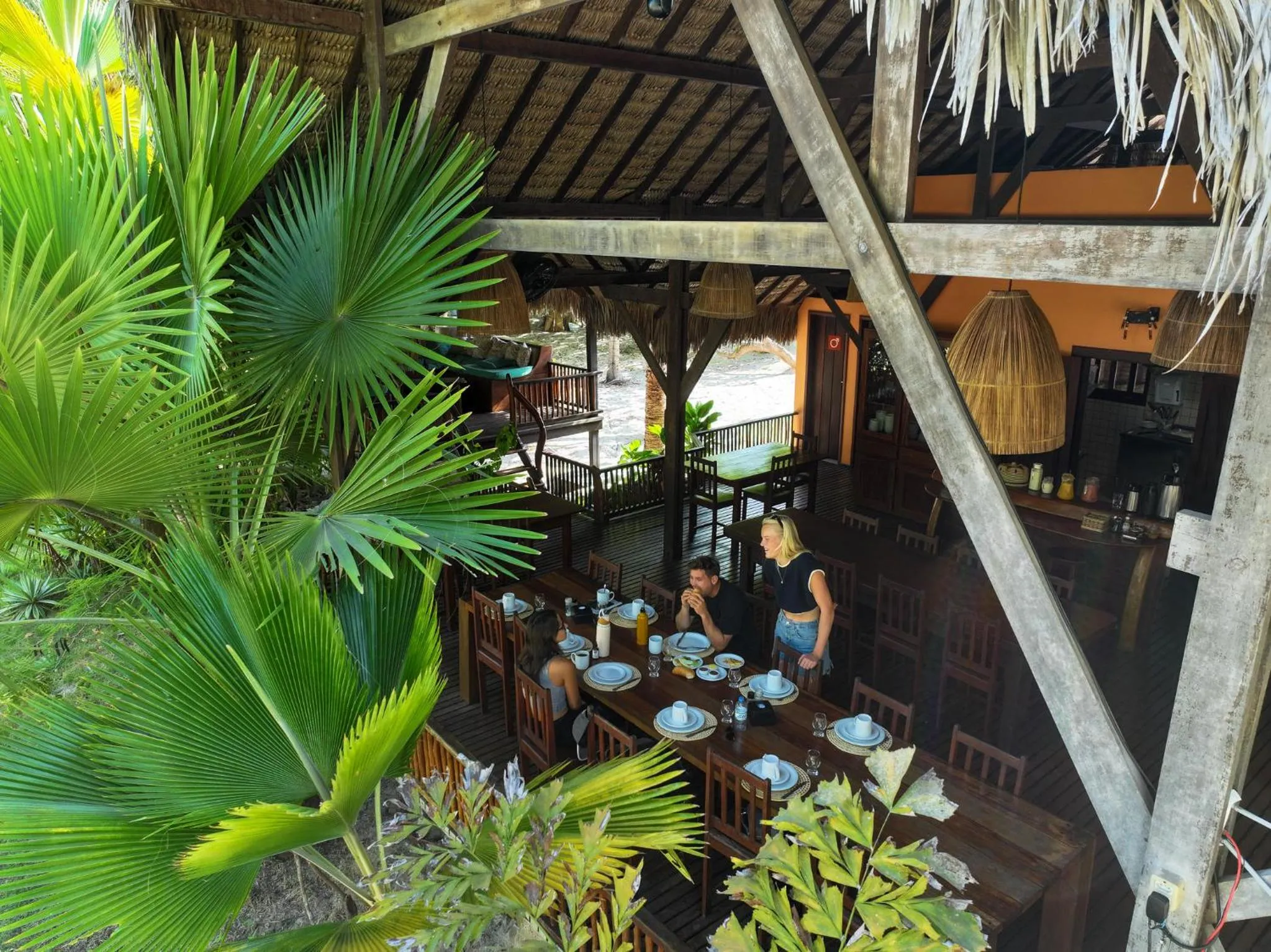 Restaurant/places to eat in Pousada Portal do Vento