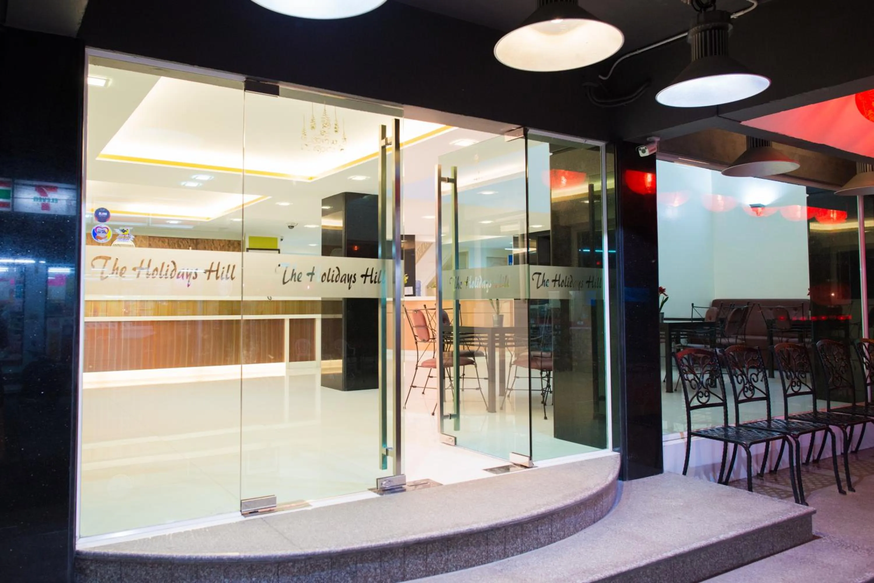 Off site in The Holidays Hill betong