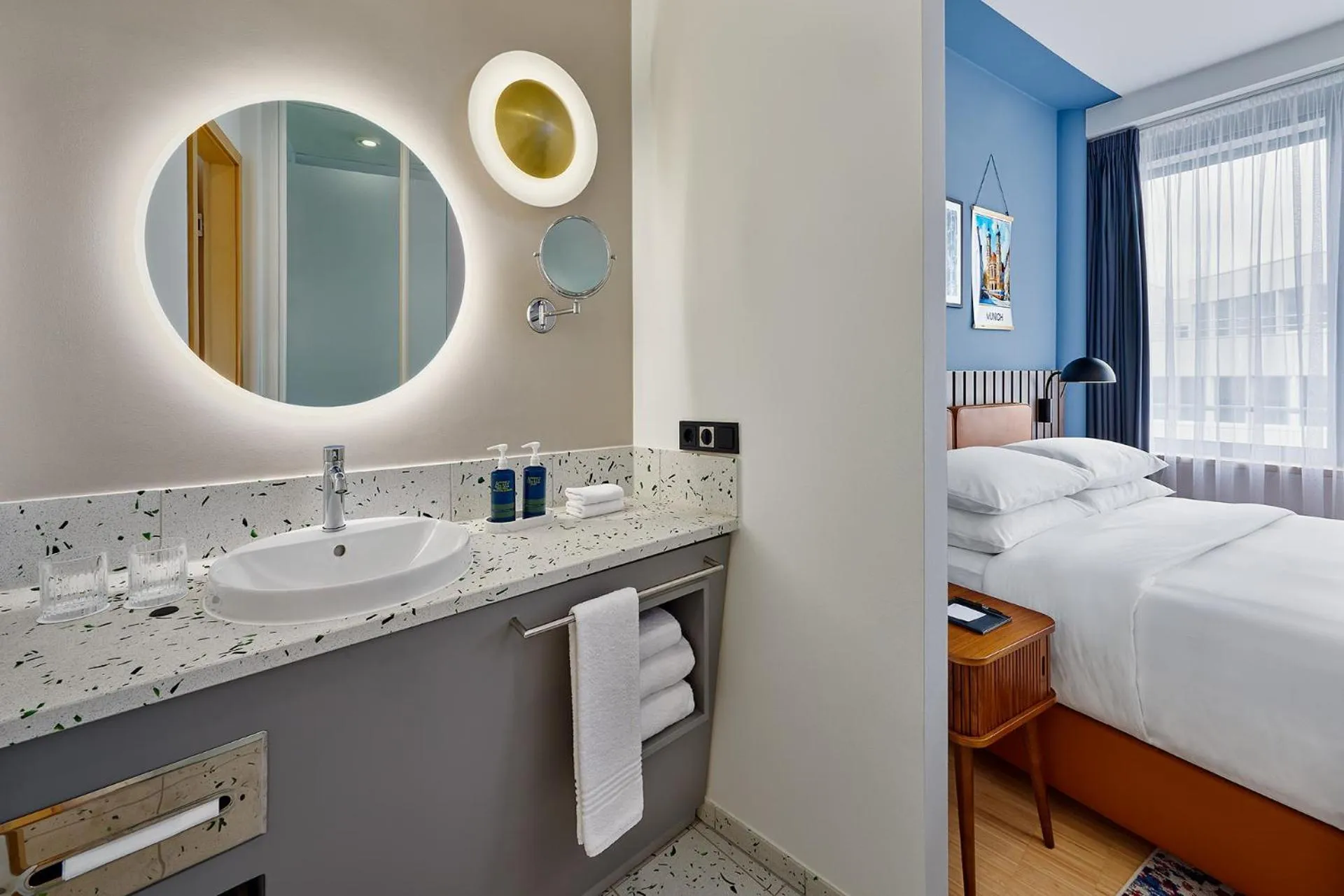 Bed in Four Points by Sheraton Munich Messe